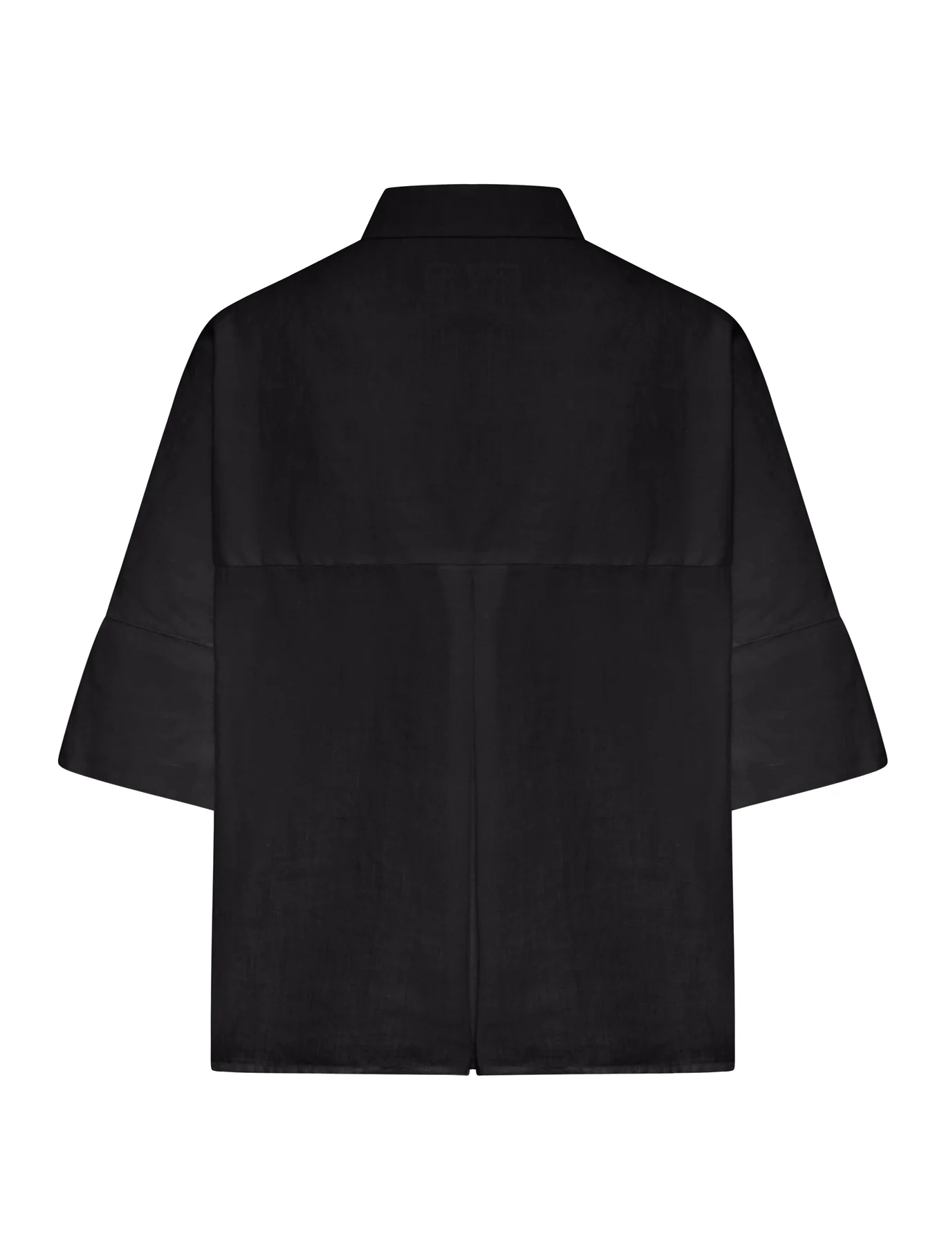 LINEN SHIRT WITH CLASSIC COLLAR - Image 2