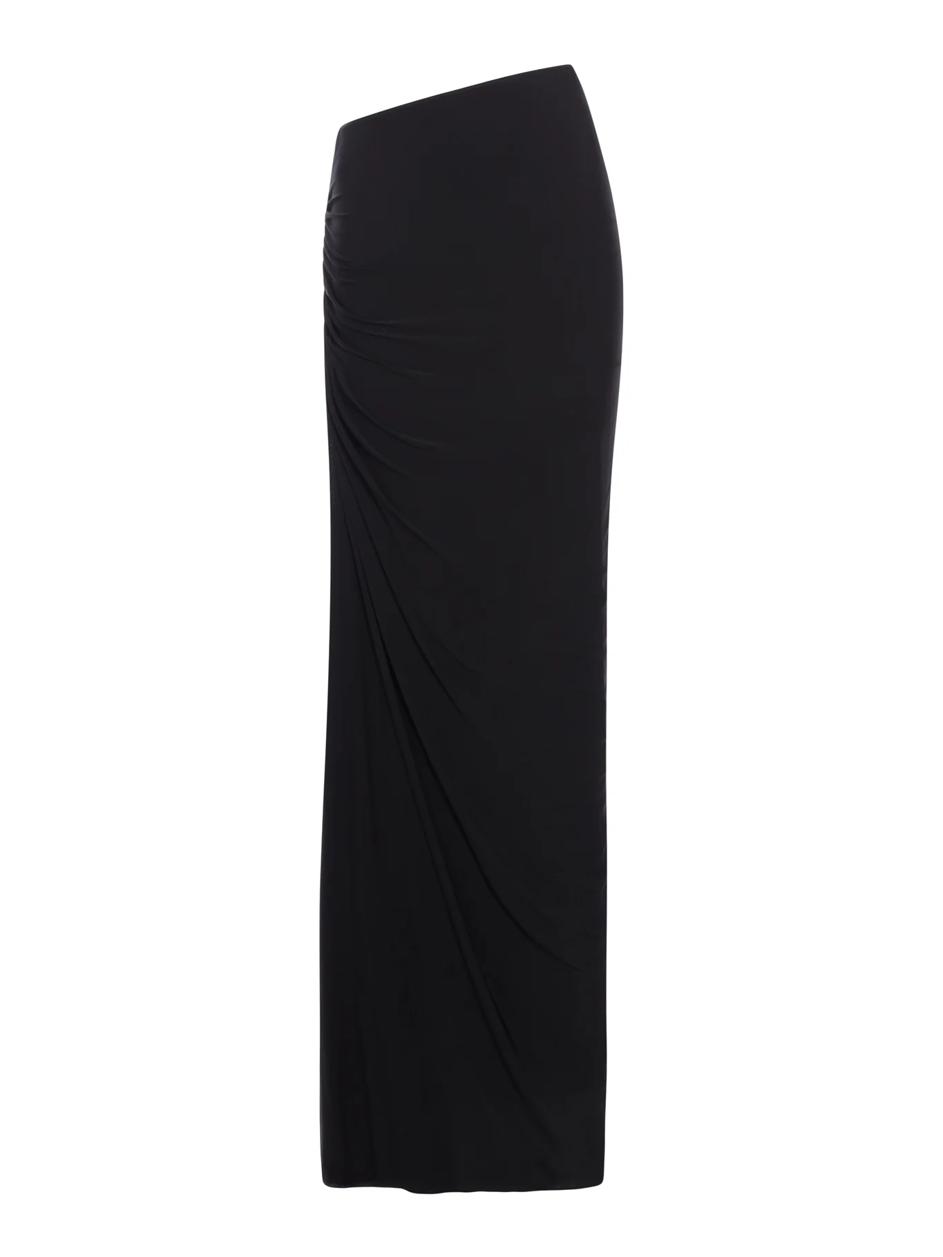 DRAPED JERSEY SKIRT