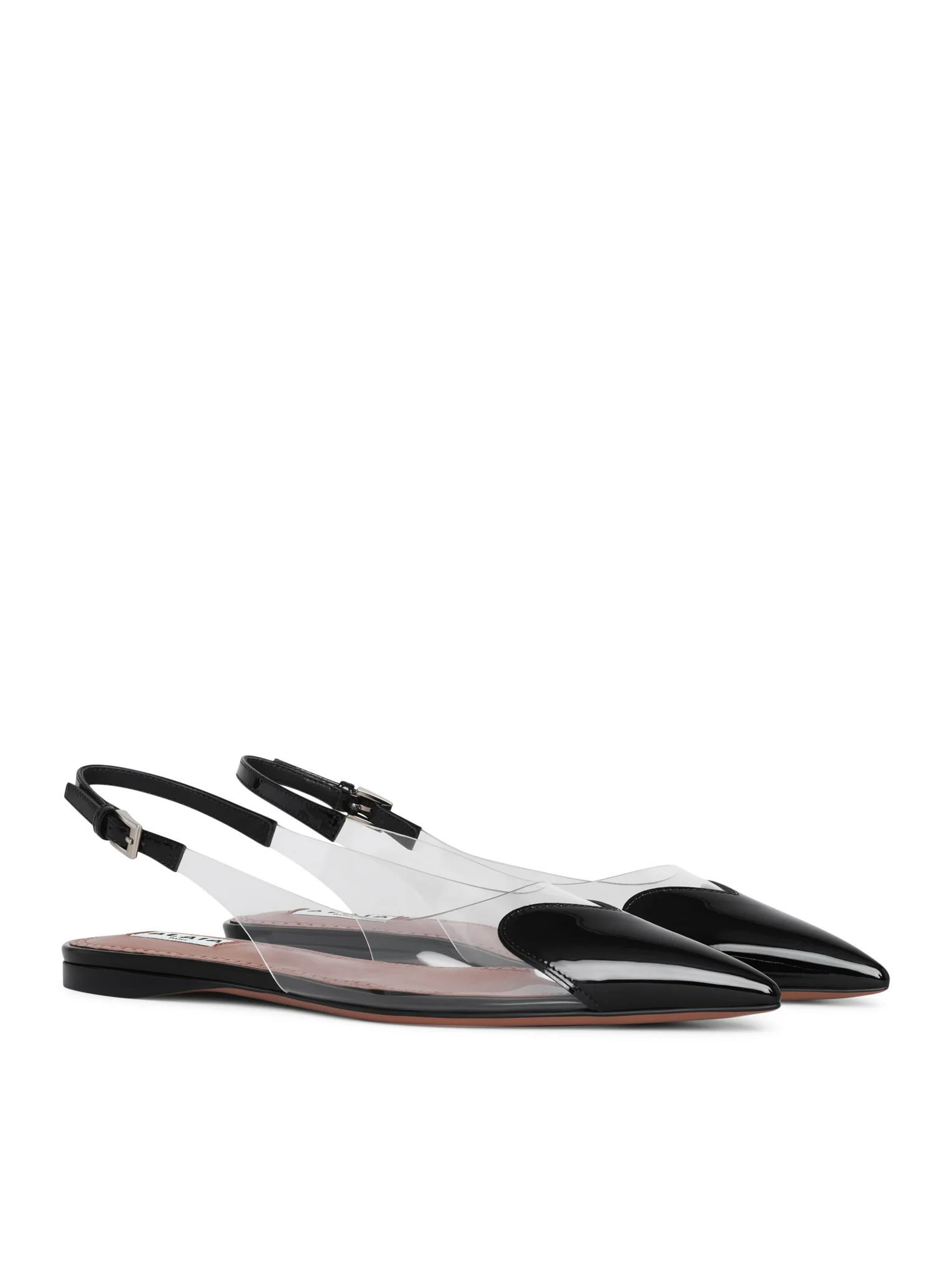 LE CŒUR FLAT SLINGBACK IN PAINTED CALF LEATHER - Image 2