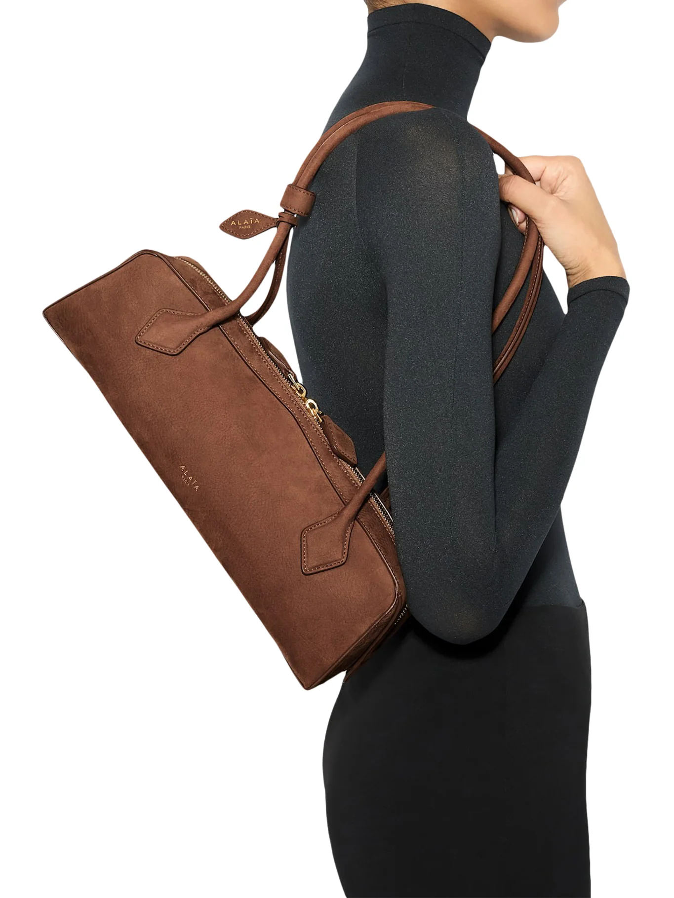 LE TECKEL MEDIUM BAG IN NUBUCK CALFSKIN - Image 2