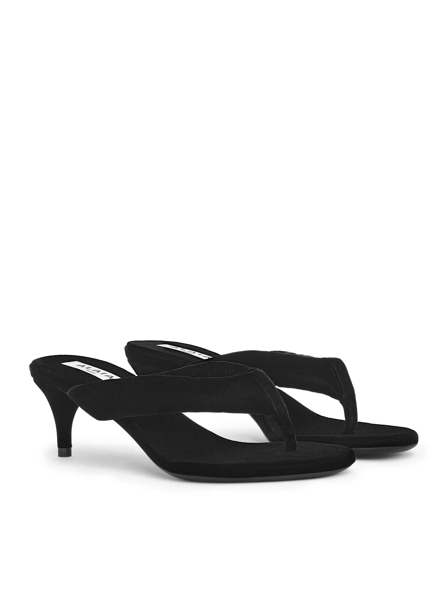VELVET HEEL FLIP-FLOPS MULE - Image 2