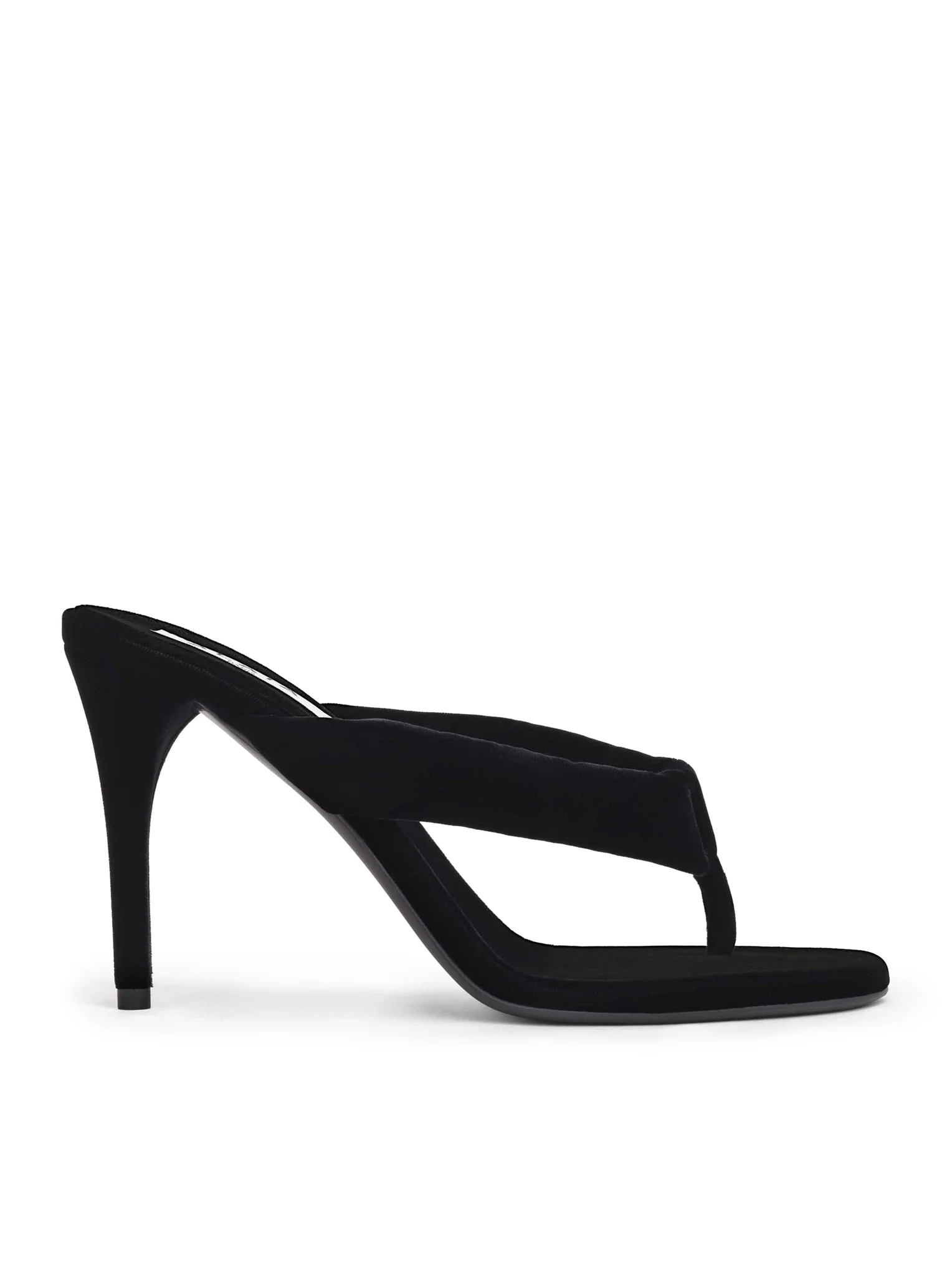 VELVET HEEL FLIP-FLOPS MULE
