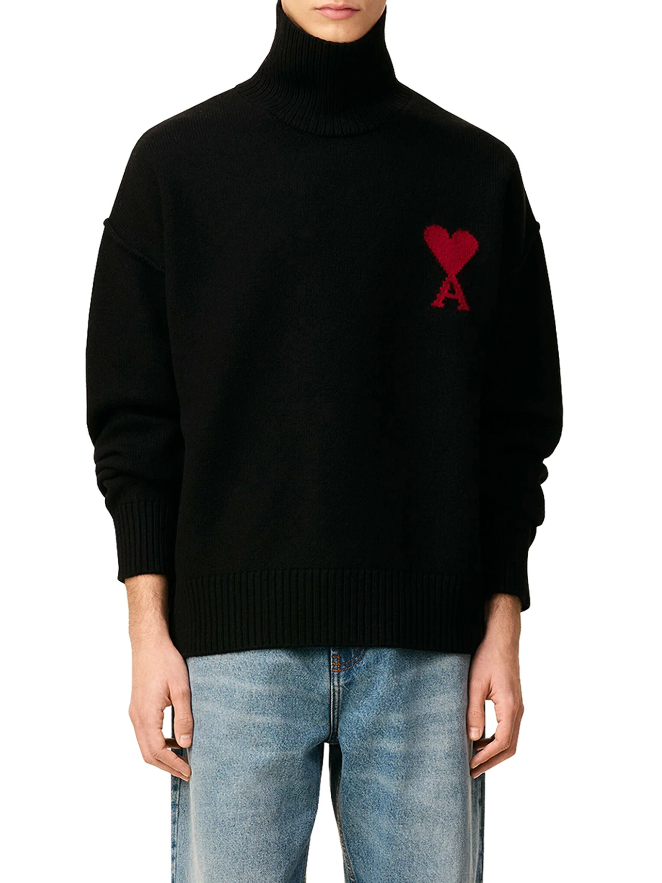 AMI DE COEUR WOOL HIGH NECK SWEATER - Image 2