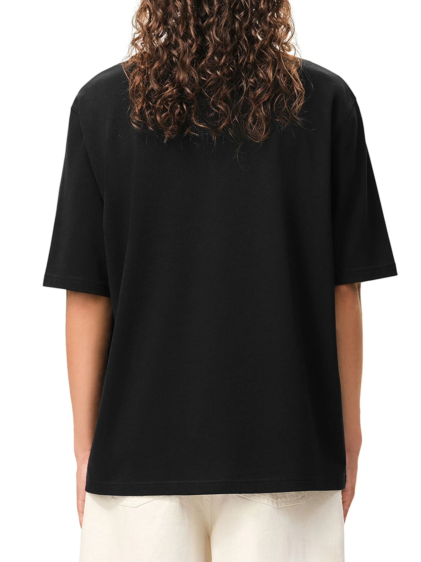CREW NECK COTTON T-SHIRT WITH AMI DE COEUR LOGO - Image 3