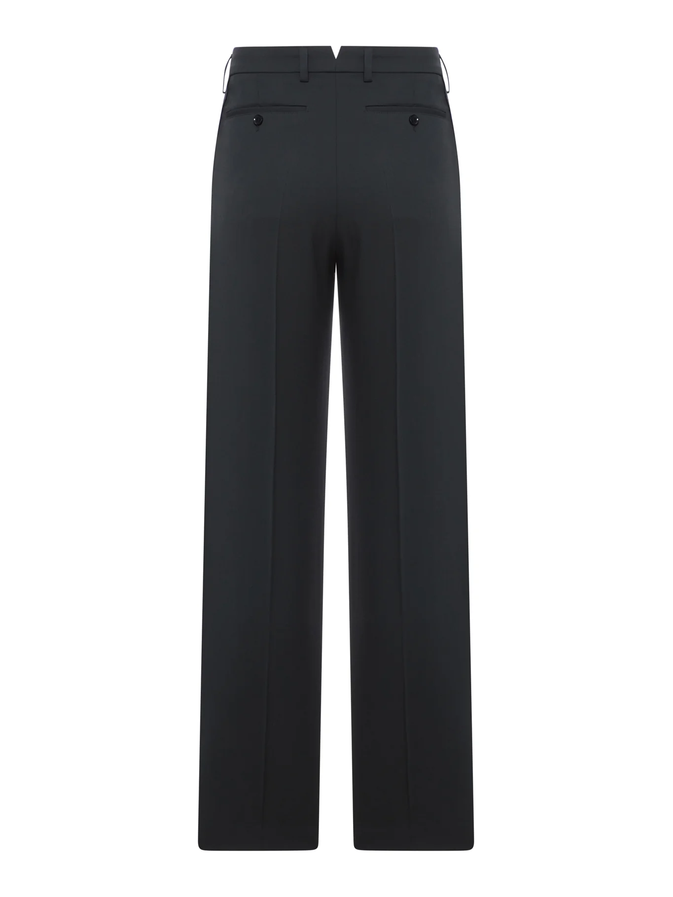 TAILORED TROUSERS IN WOOL TRICOTINE - Image 2