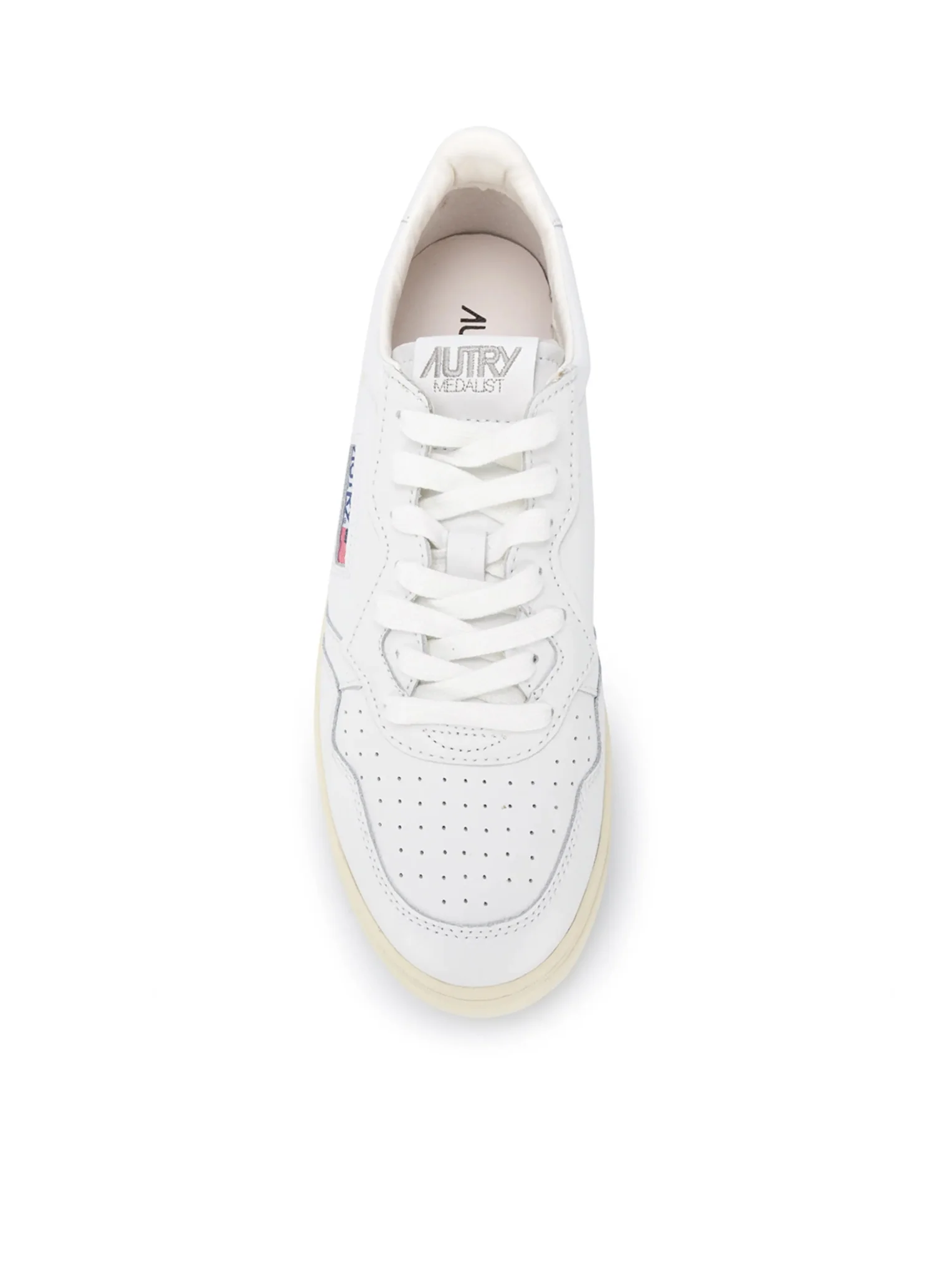 AUTRY MEDIALIST 01 IN WHITE LEATHER - Image 4