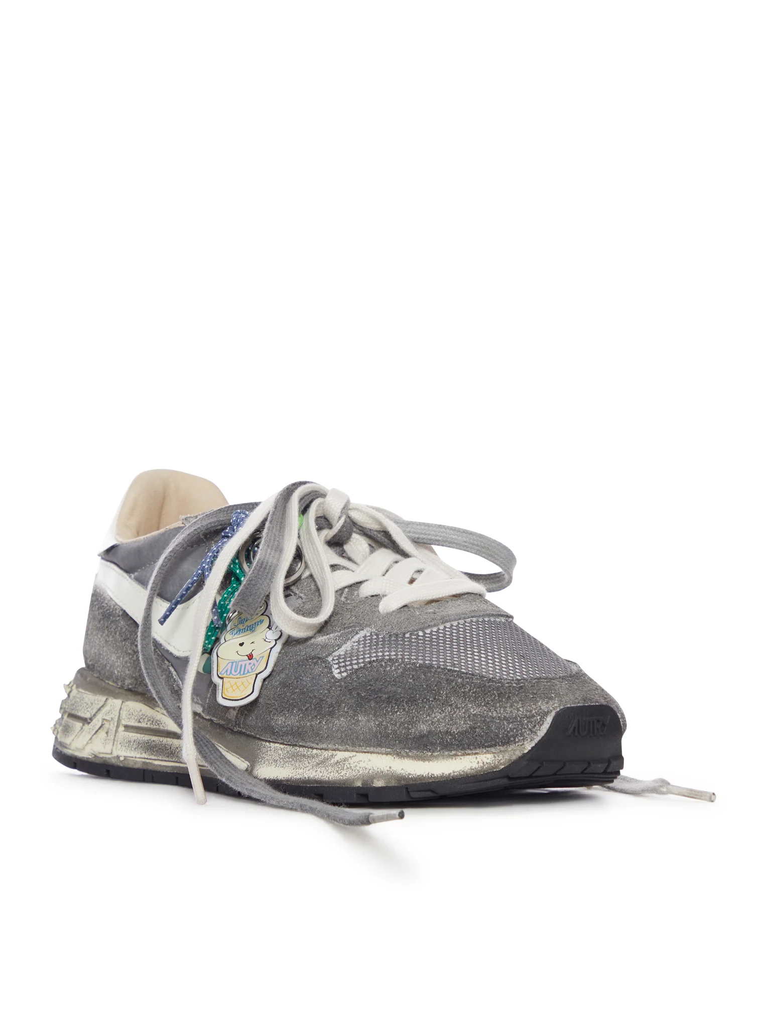 REELWIND SUPER VINTAGE SNEAKERS IN NYLON AND SUEDE - Image 2