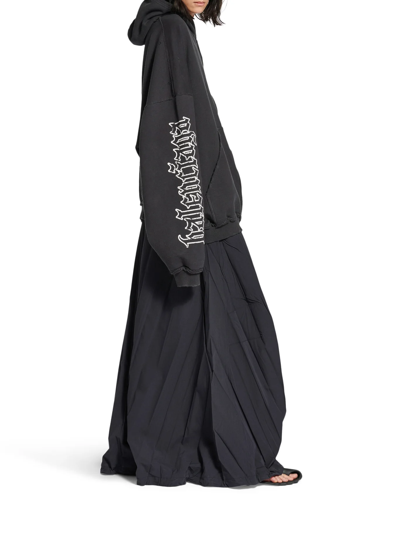 ZIP HOODIE BLACKLETTER SCRIPT LARGE FIT - Image 5