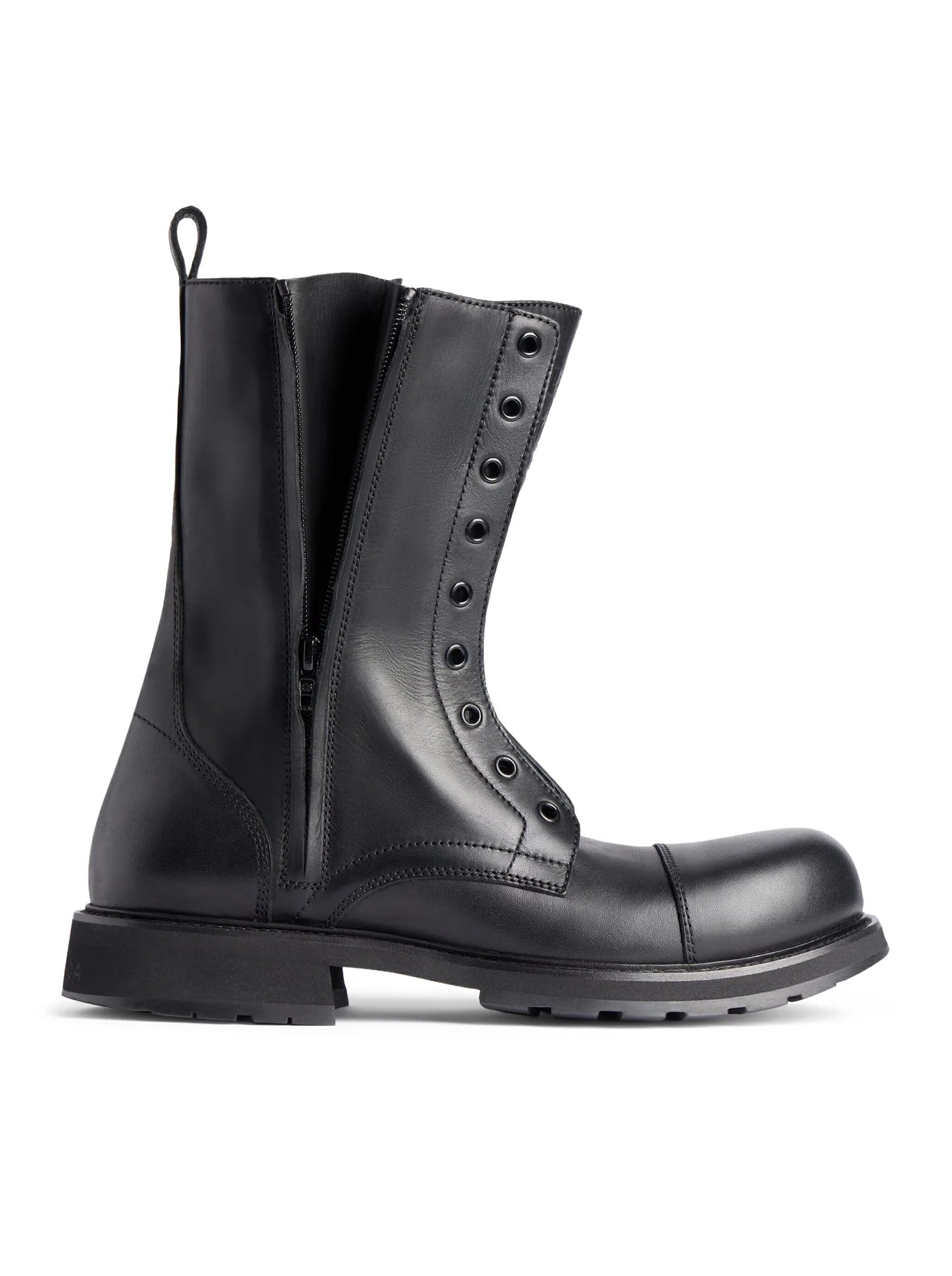 LACE-UP BOOT IN SOFT CALF LEATHER