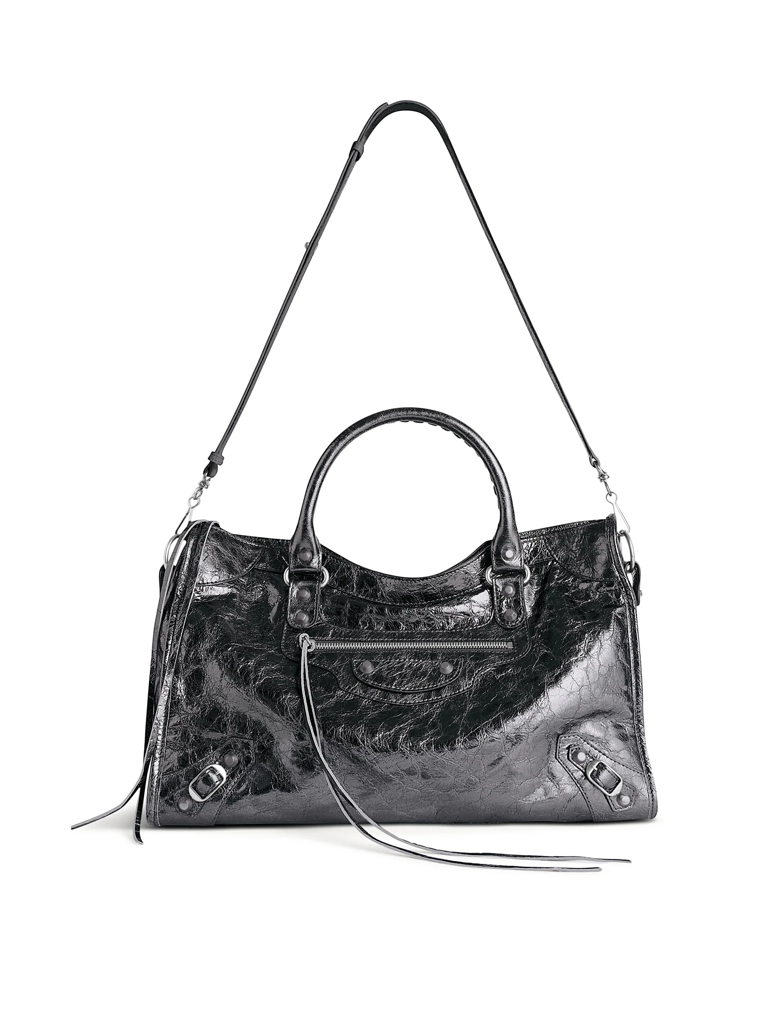 LE CITY MEDIUM BAG IN STEEL GREY - Image 5