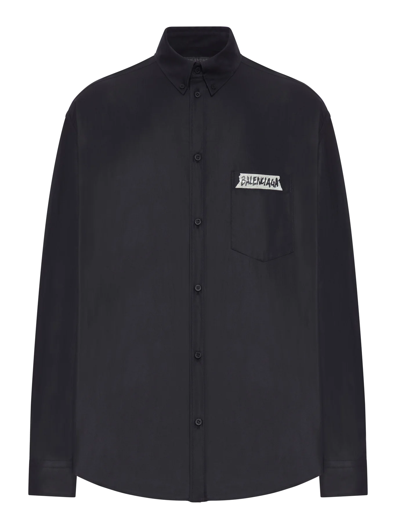 MEN`S LARGE FIT LONG-SLEEVED MASKING TAPE SHIRT
