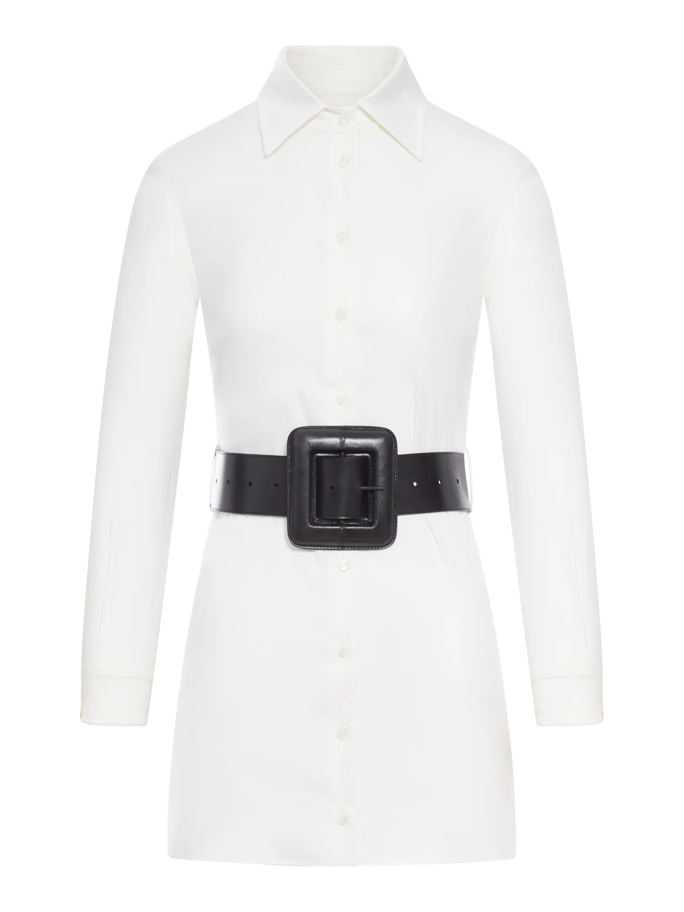 POPLIN MINI SHIRT DRESS