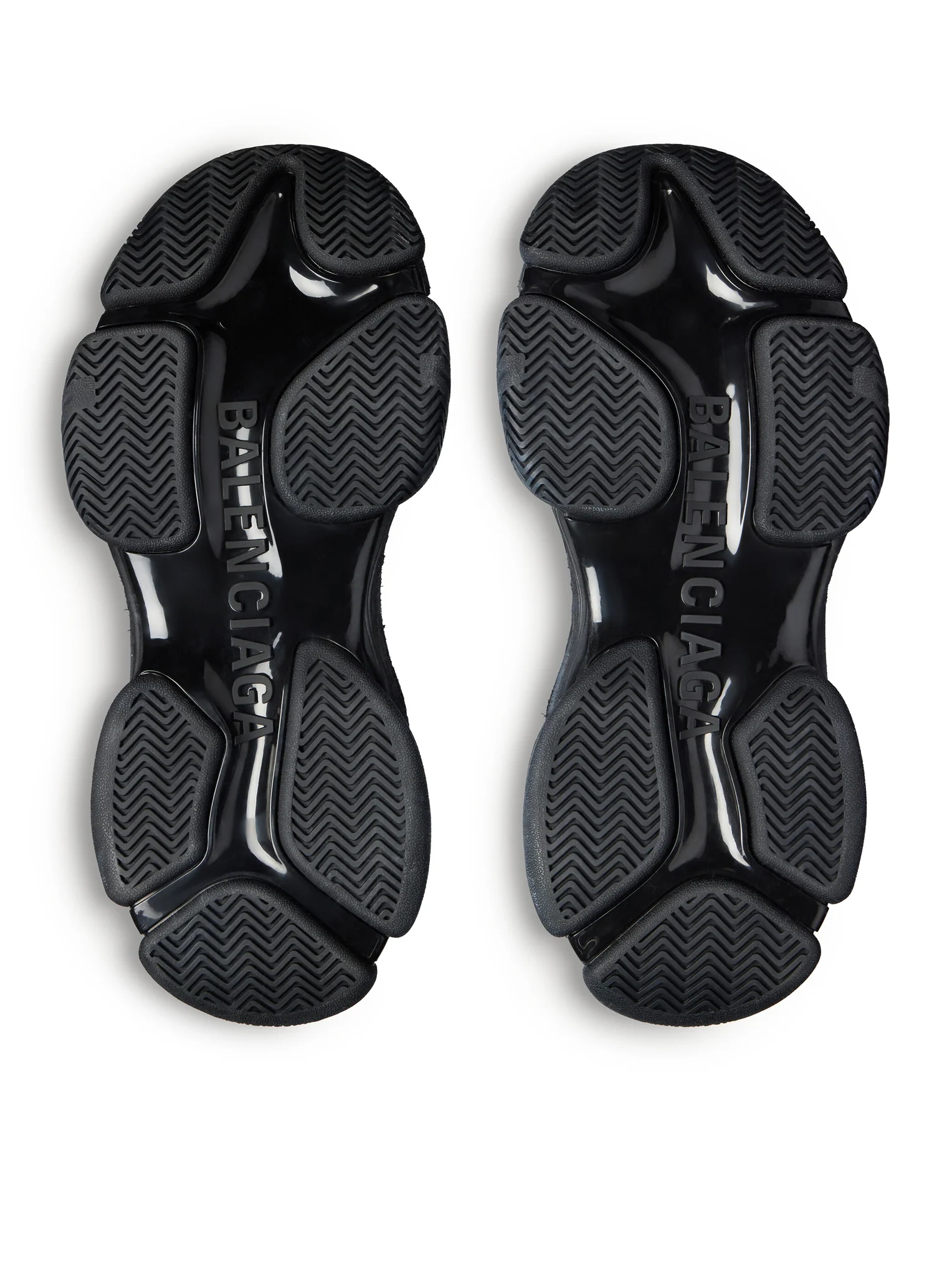 TRIPLE S 2 SNEAKER IN BLACK/DARK GREY - Image 7