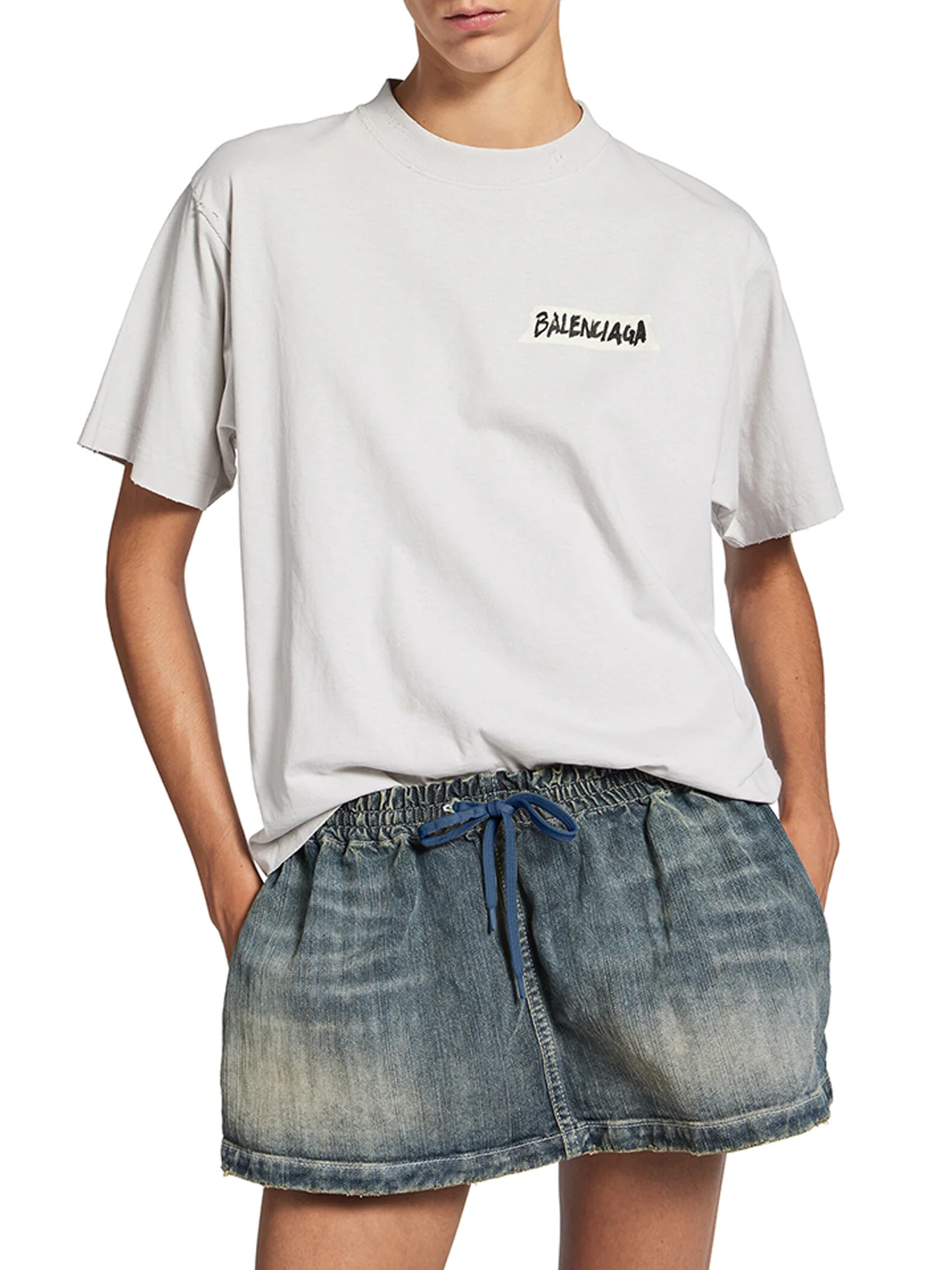WOMEN`S MEDIUM FIT MASKING TAPE T-SHIRT - Image 3
