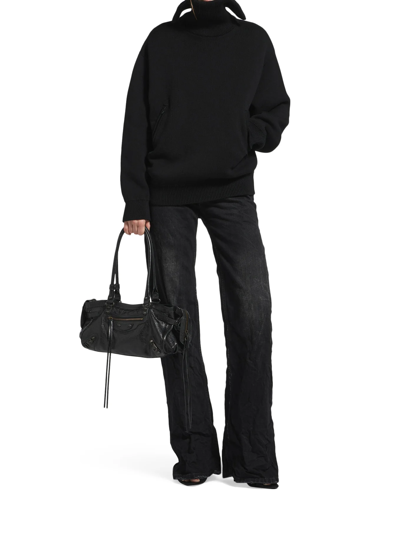 WORKED COTTON SWEATER - Image 2