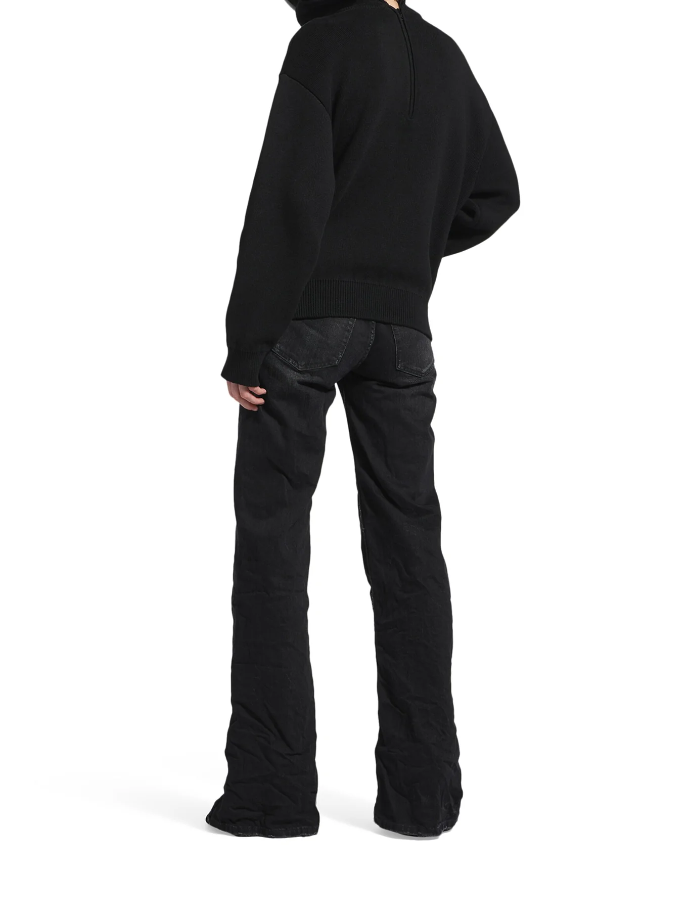 WORKED COTTON SWEATER - Image 3