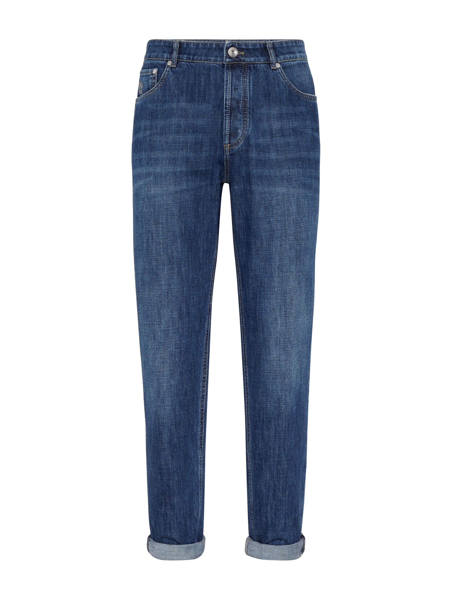 WASHED DENIM JEANS