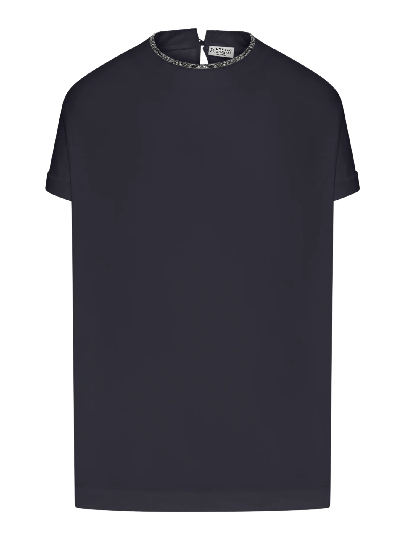 JERSEY T-SHIRT WITH PRECIOUS FAUX LAYERING