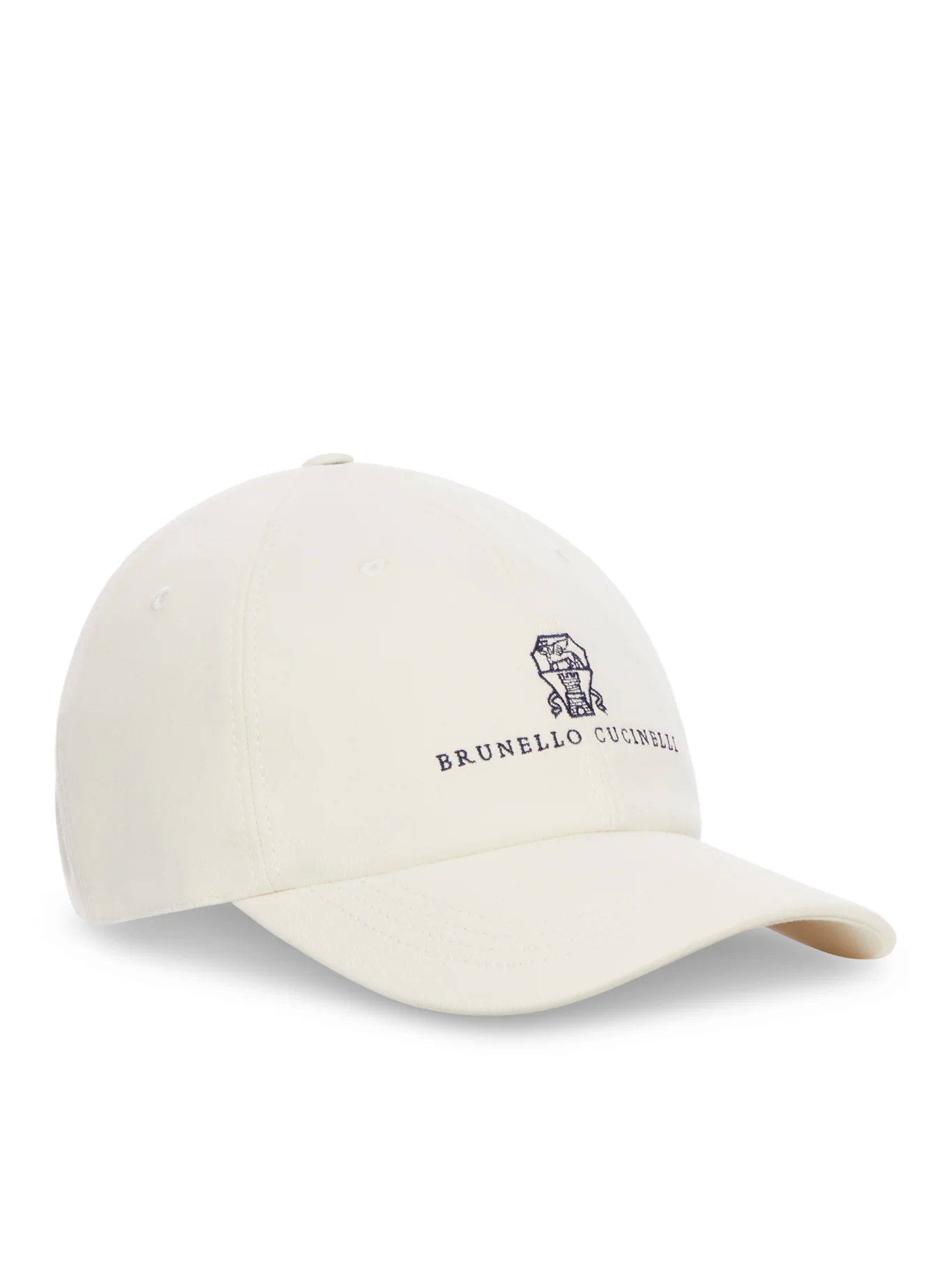 TWISTED COTTON GABARDINE BASEBALL CAP WITH EMBROIDERED LOGO - Image 2