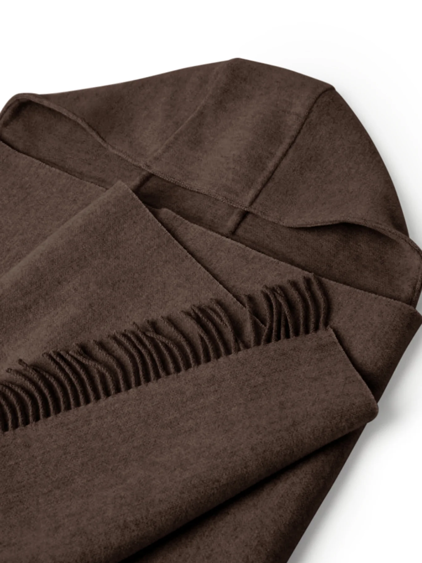 WOOL AND CASHMERE KNIT SCARF WITH HOOD - Image 3