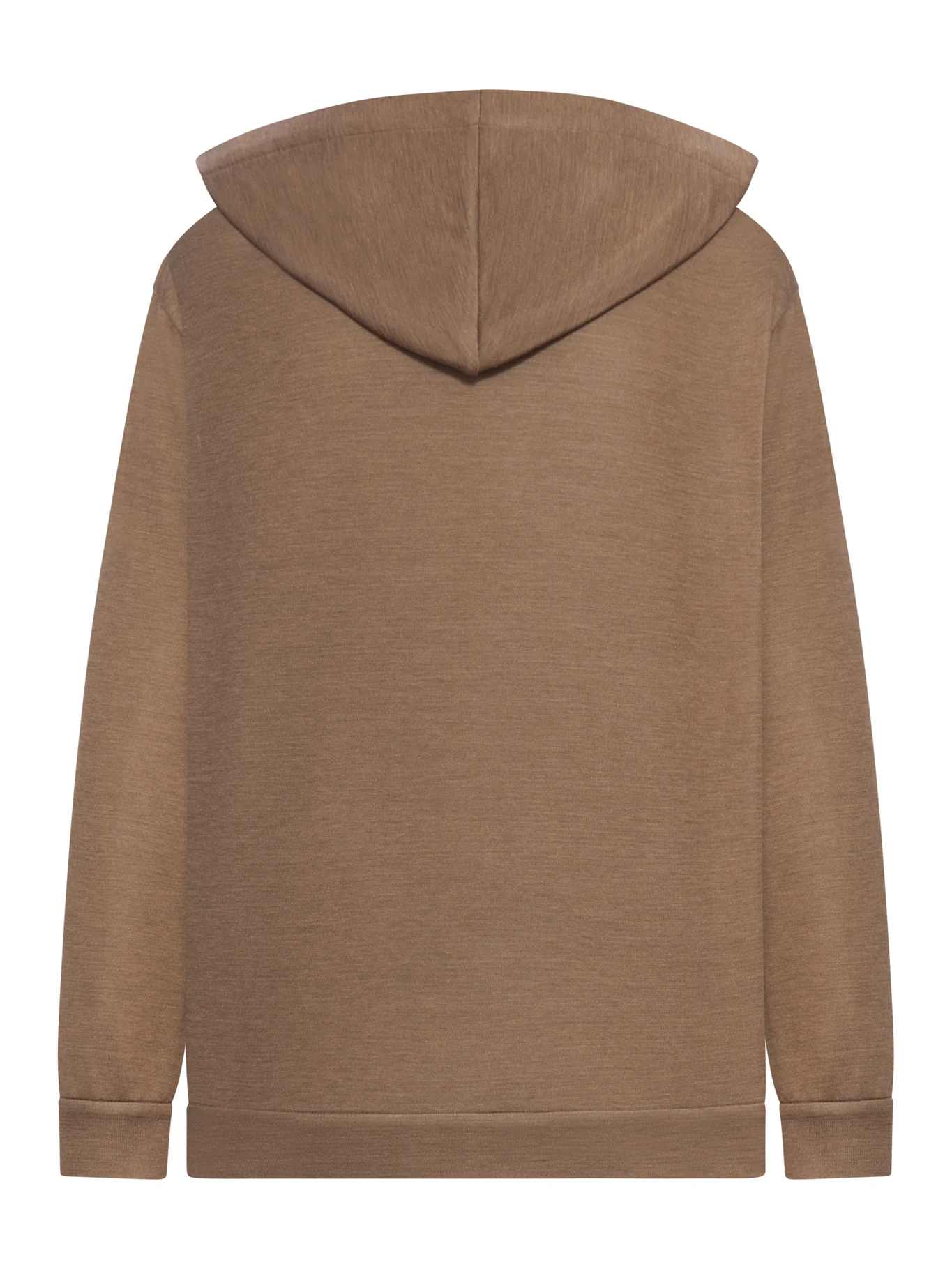 COTTON AND SILK ZIP-UP HOODIE - Image 2