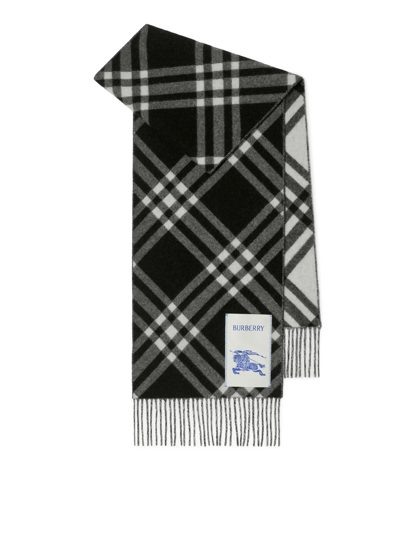 CHECK CASHMERE SCARF - Image 2