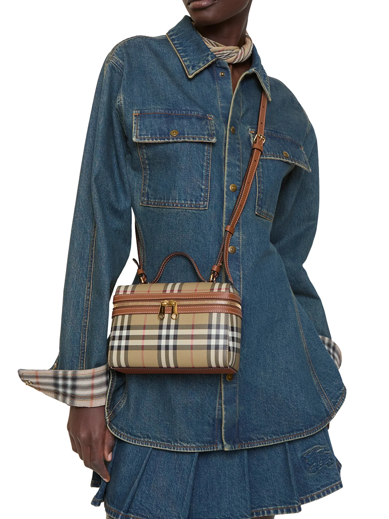 CHECK VANITY BAG - Image 2