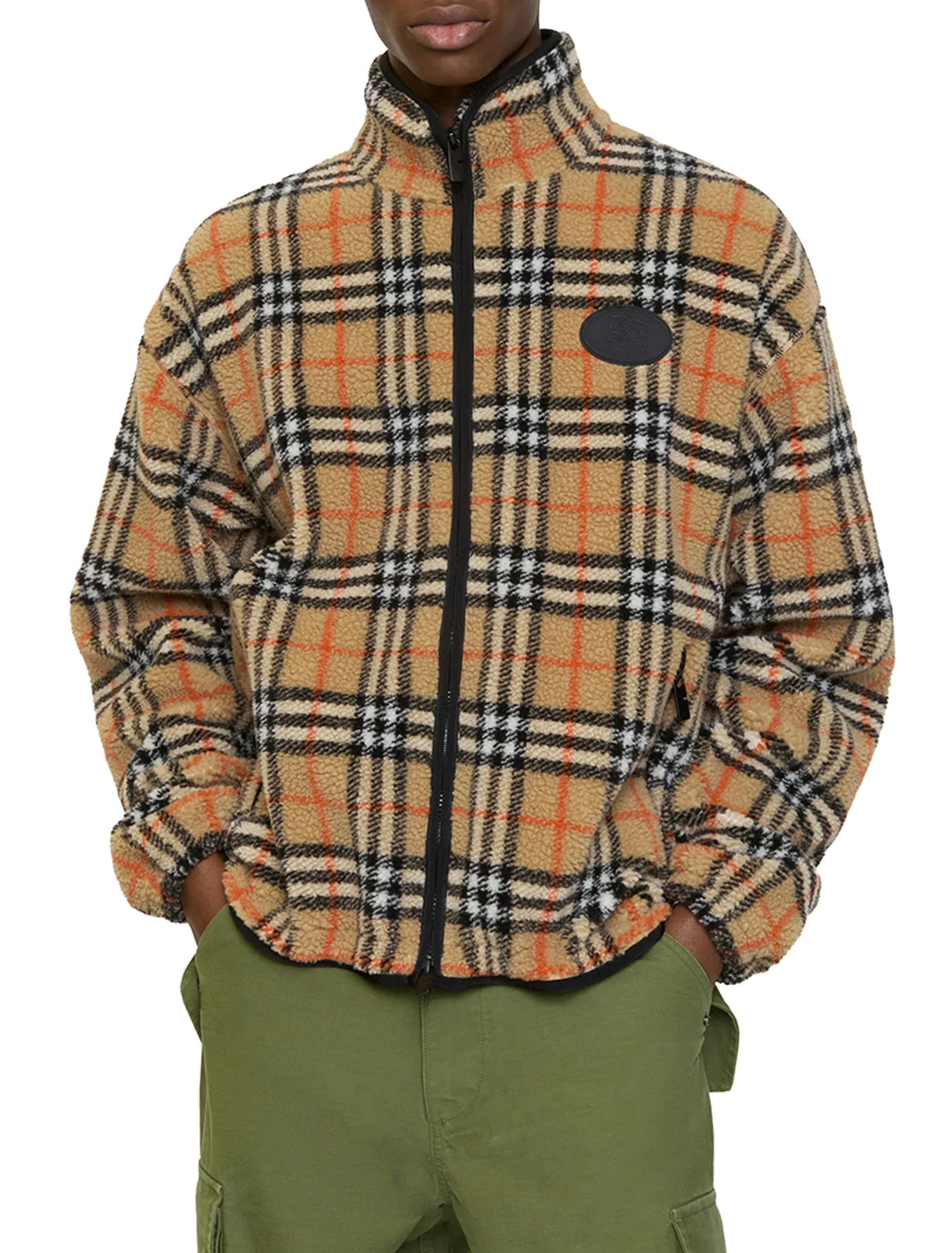 CHECKED CASHMERE AND WOOL BLEND FLEECE - Image 2