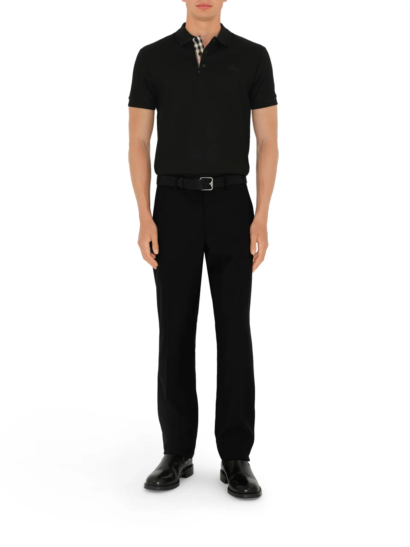 COTTON POLO SHIRT WITH EMBROIDERED EKD LOGO - Image 2