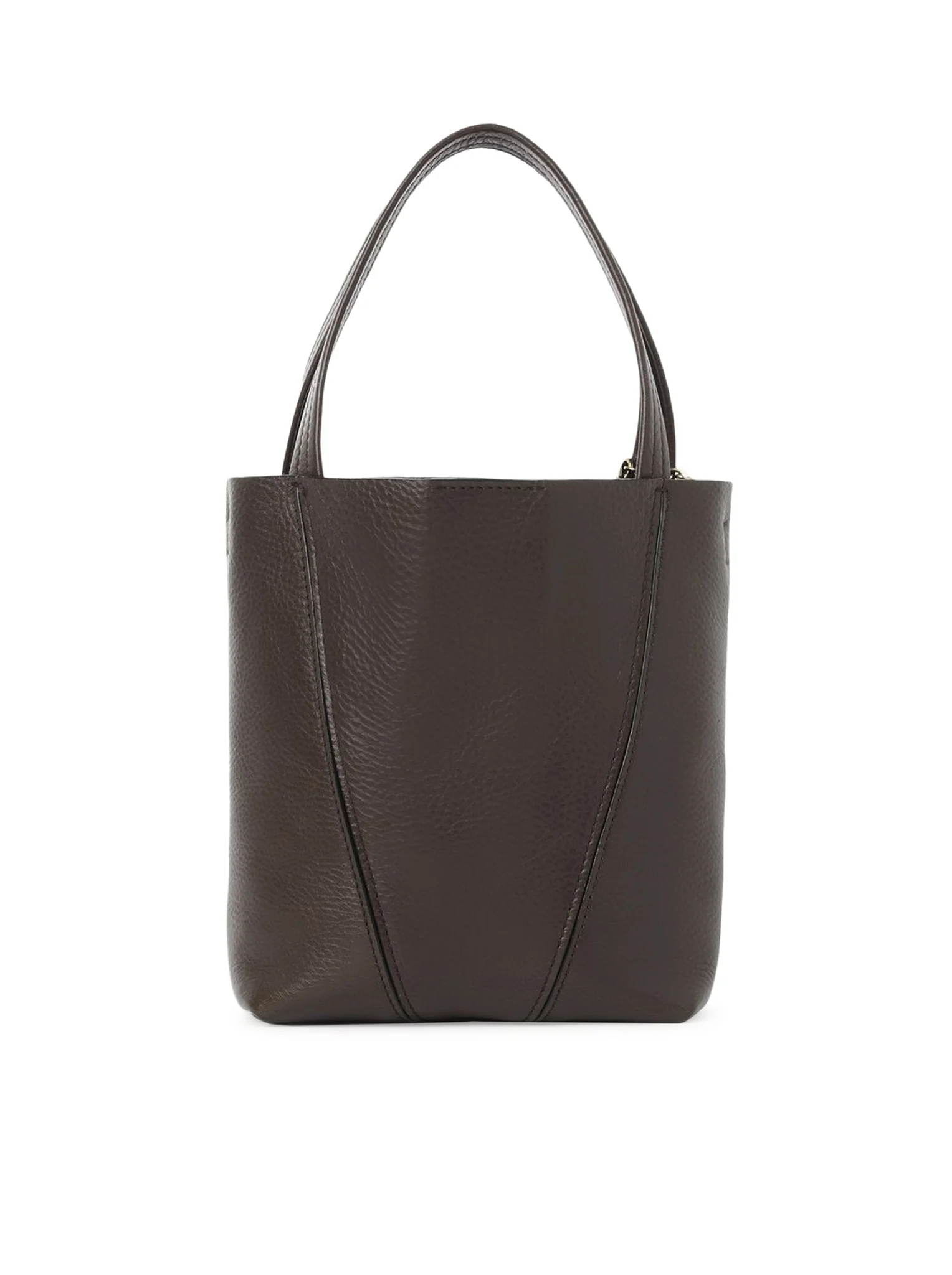 CHLOÉ SPIN SMALL TOTE BAG IN GRAINY LEATHER - Image 6