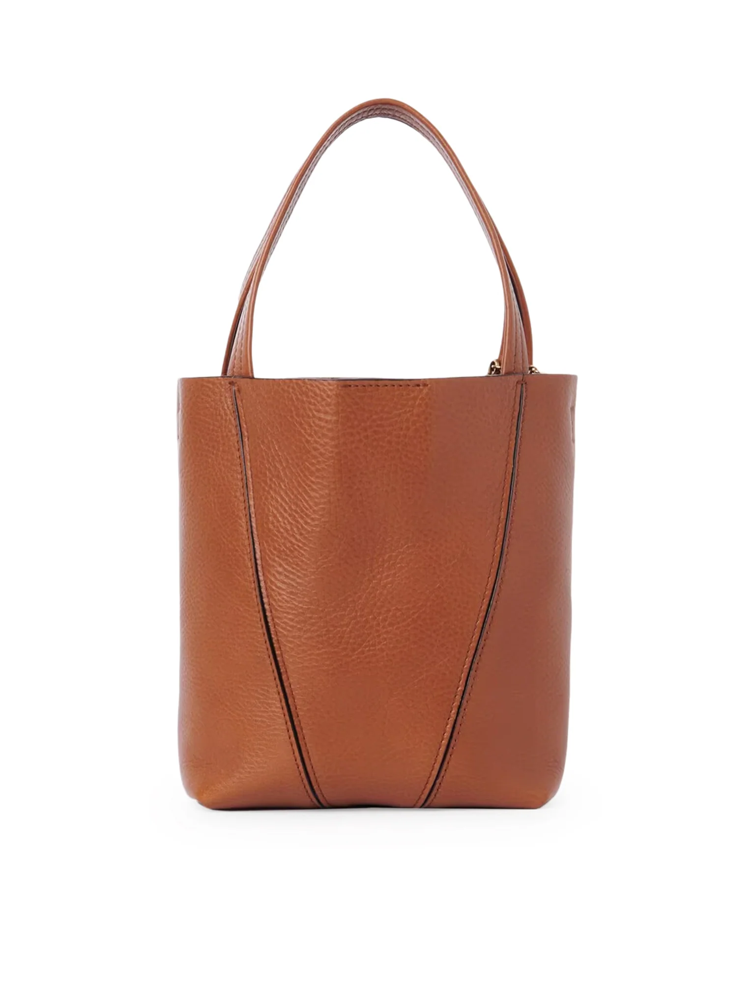 CHLOÉ SPIN SMALL TOTE BAG IN GRAINY LEATHER - Image 6
