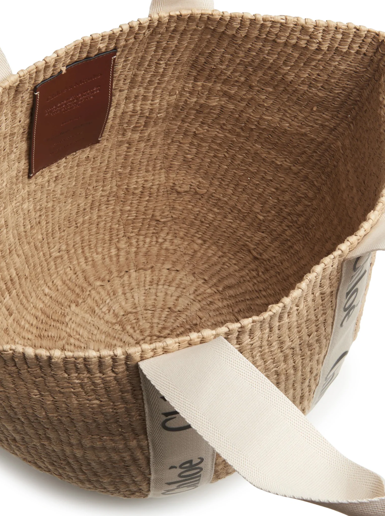 WOODY LARGE BASKET BAG IN NATURAL FIBERS - Image 6