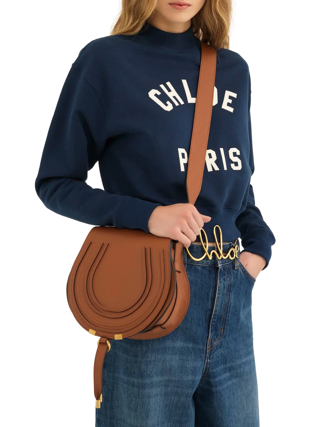 MARCIE MEDIUM LEATHER BAG - Image 3