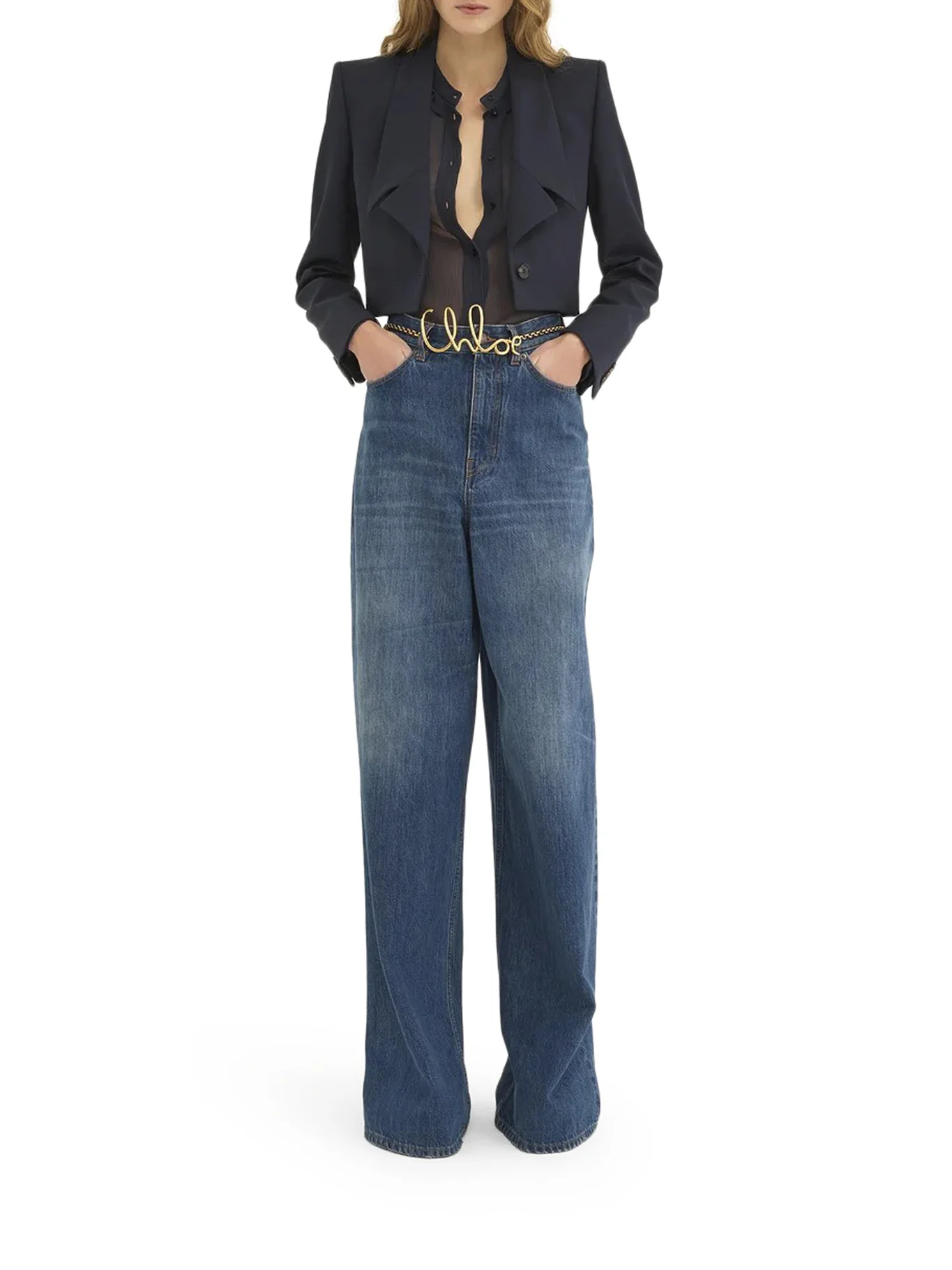 WIDE LEG DENIM JEANS - Image 2
