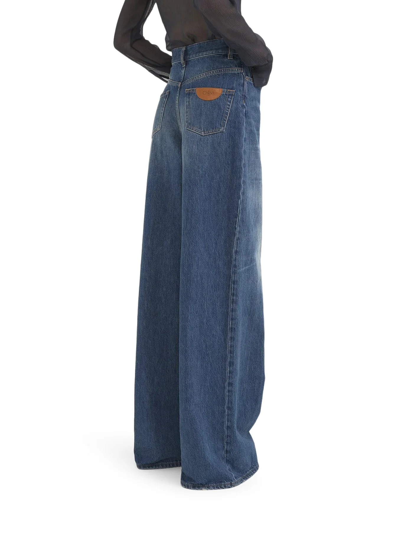 WIDE LEG DENIM JEANS - Image 4