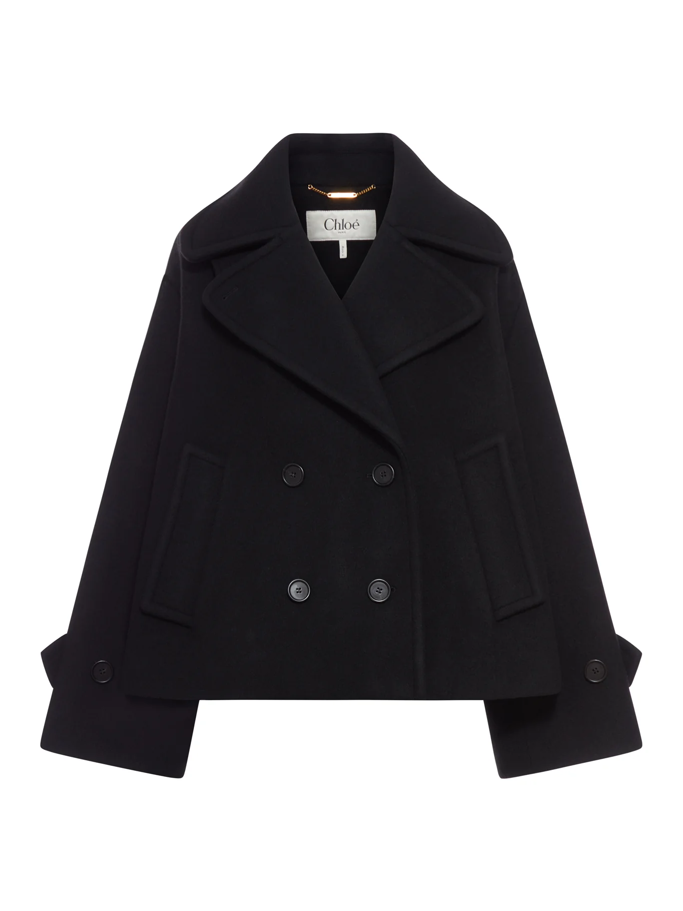 OVERSIZED SHORT WOOL COAT