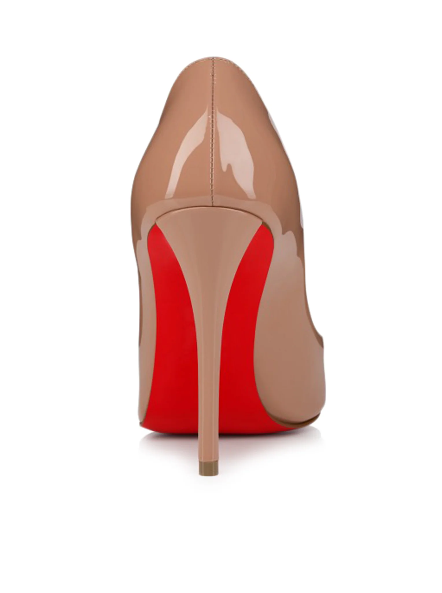 MISS Z 100MM PATENT LEATHER PUMPS IN BLUSH - Image 3