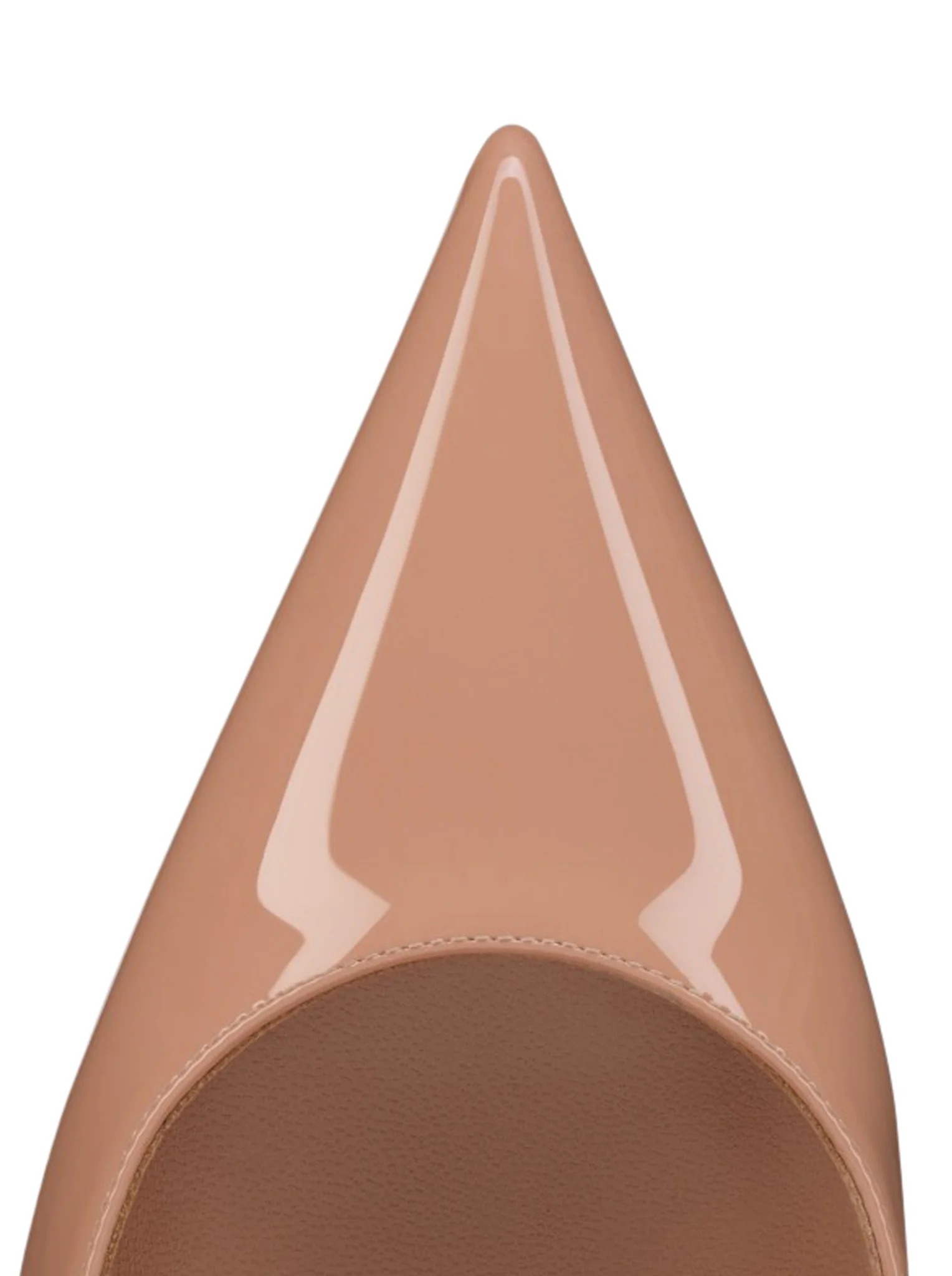 MISS Z 100MM PATENT LEATHER PUMPS IN BLUSH - Image 4
