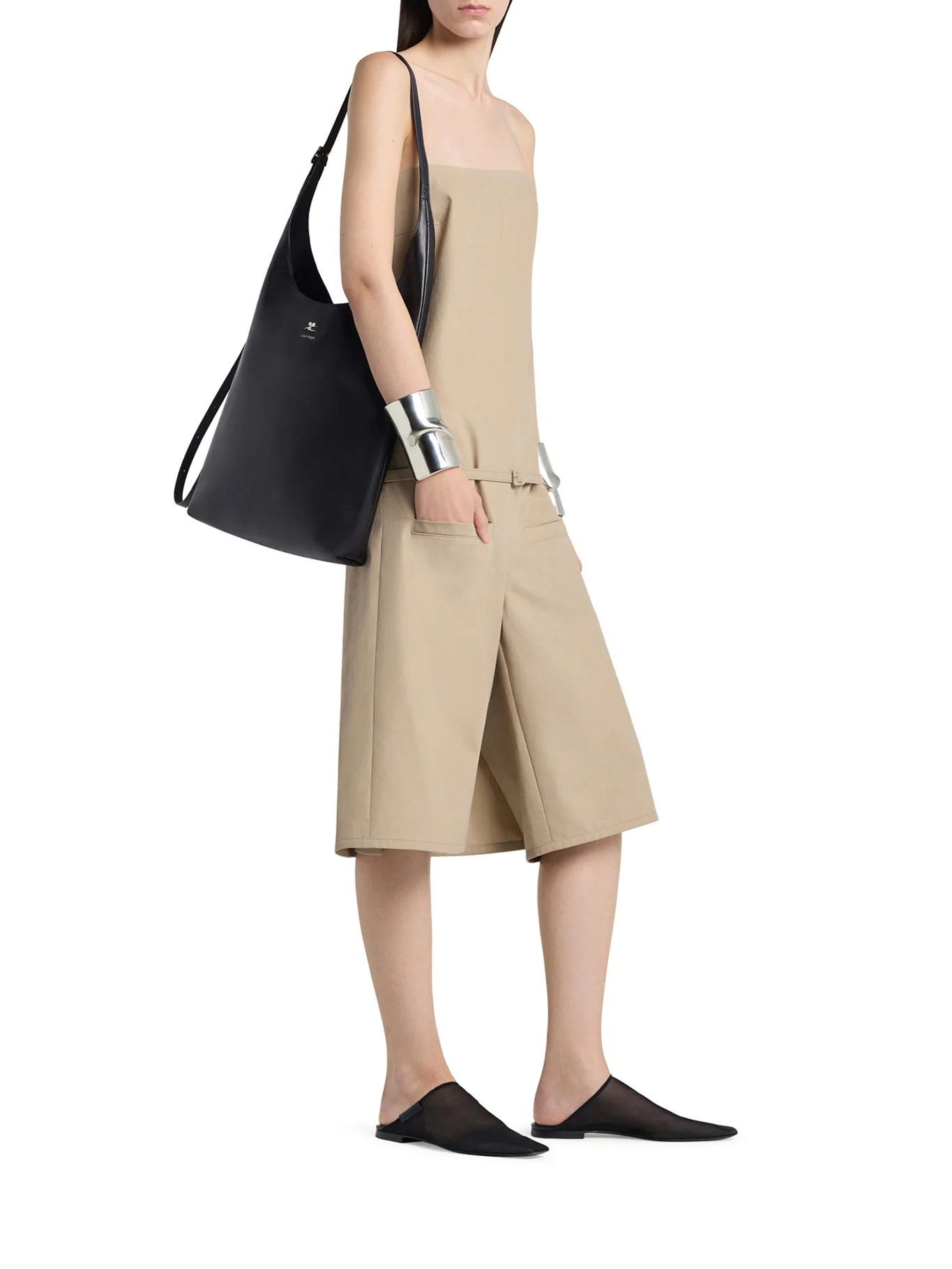 LARGE MELT LEATHER TOTE BAG - Image 2
