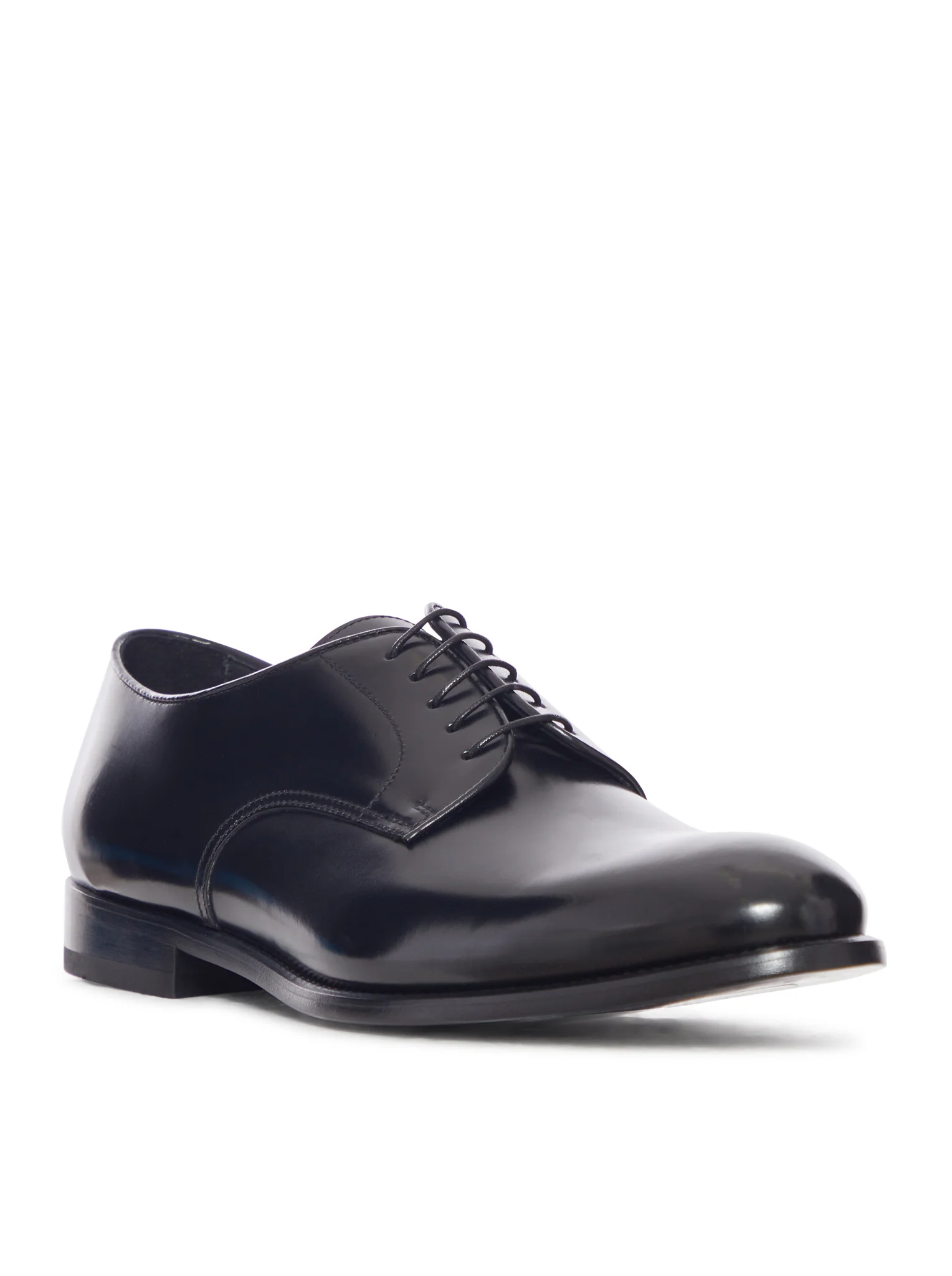 DERBY LACE-UP IN SHINY LEATHER - Image 2