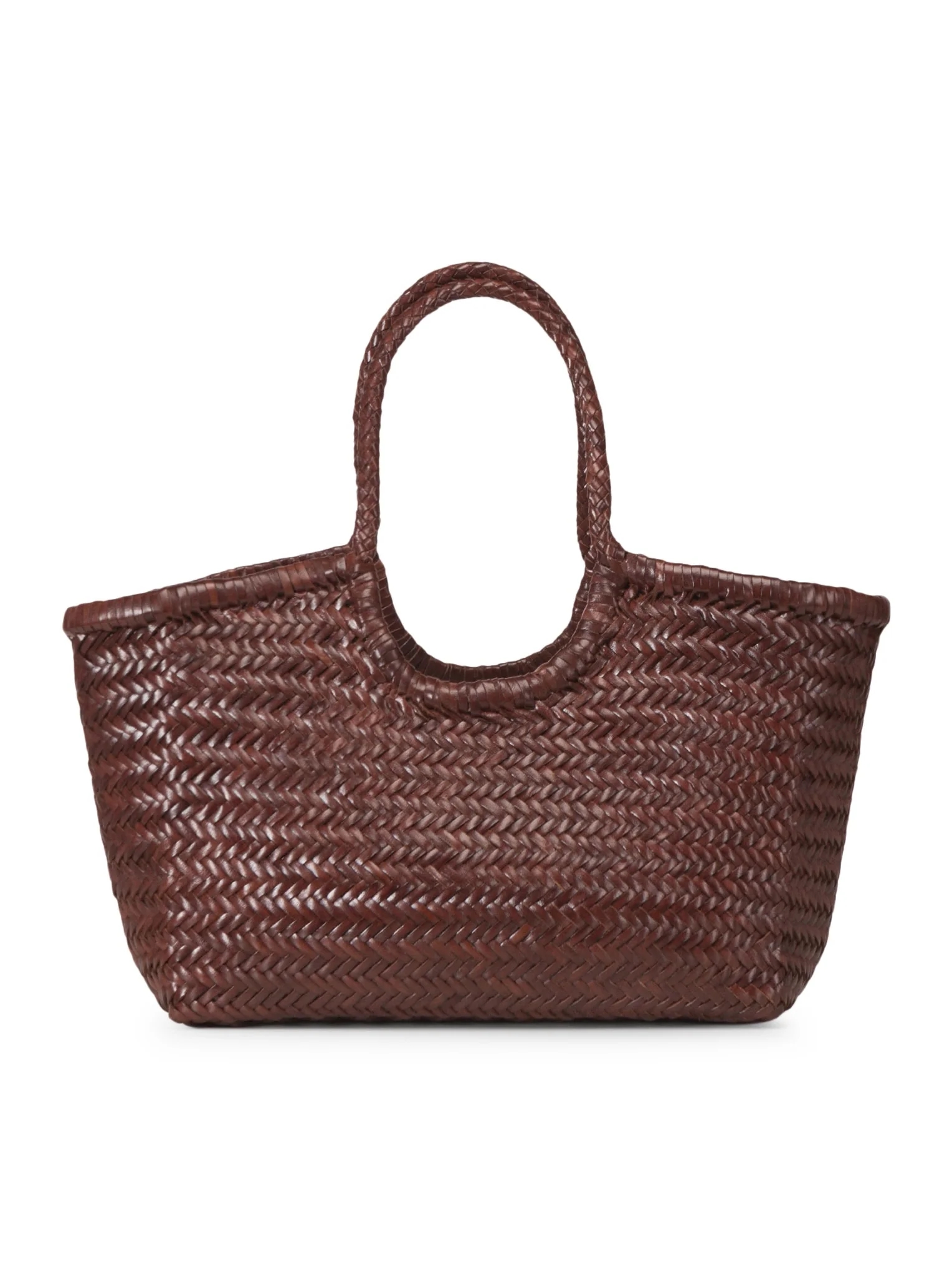 NANTUCKET BIG TOTE BAG IN WOVEN LEATHER - Image 4