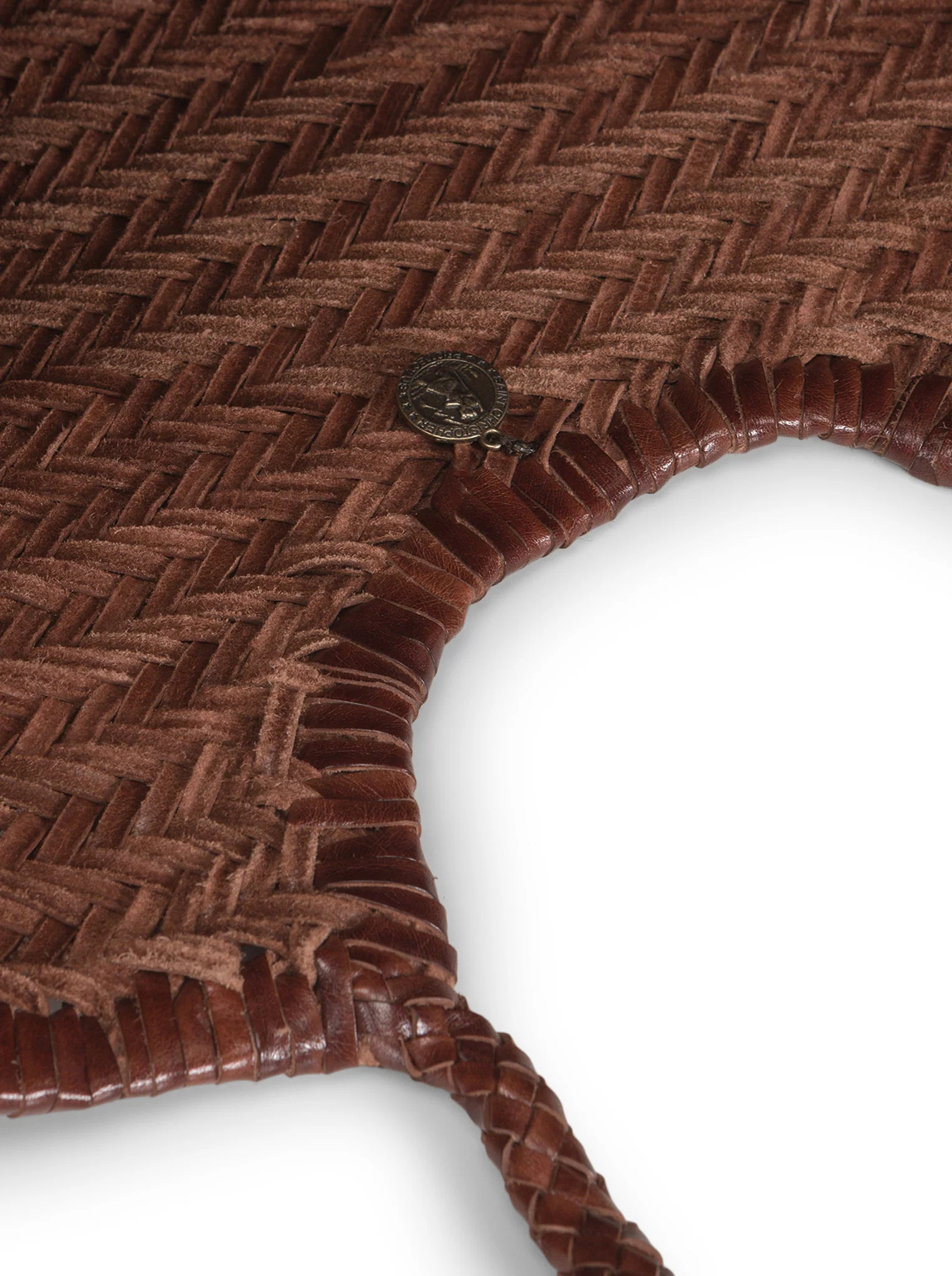 NANTUCKET BIG TOTE BAG IN WOVEN LEATHER - Image 7