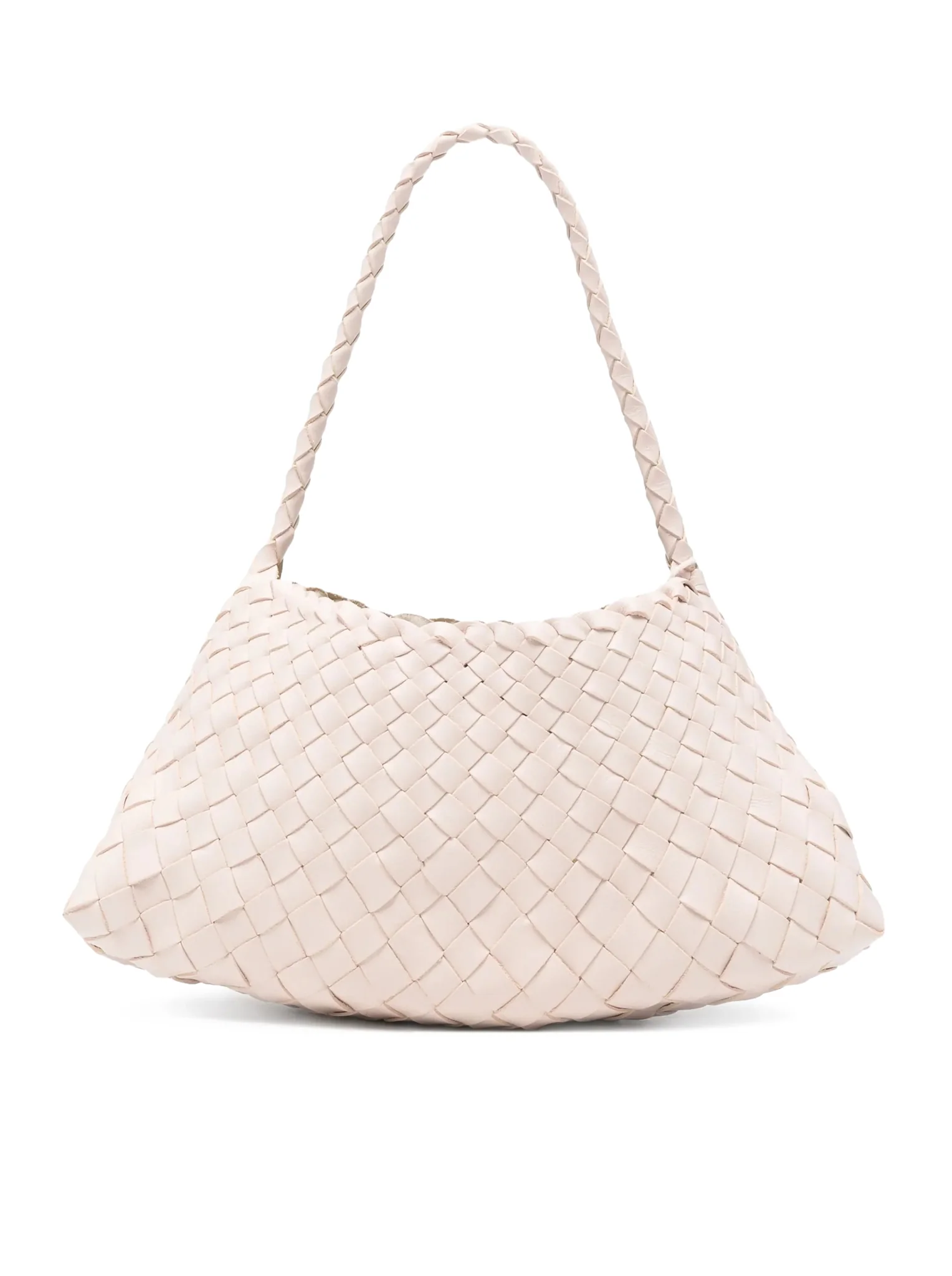 ROSANNA MINI BAG IN DARK BROWN WOVEN LEATHER