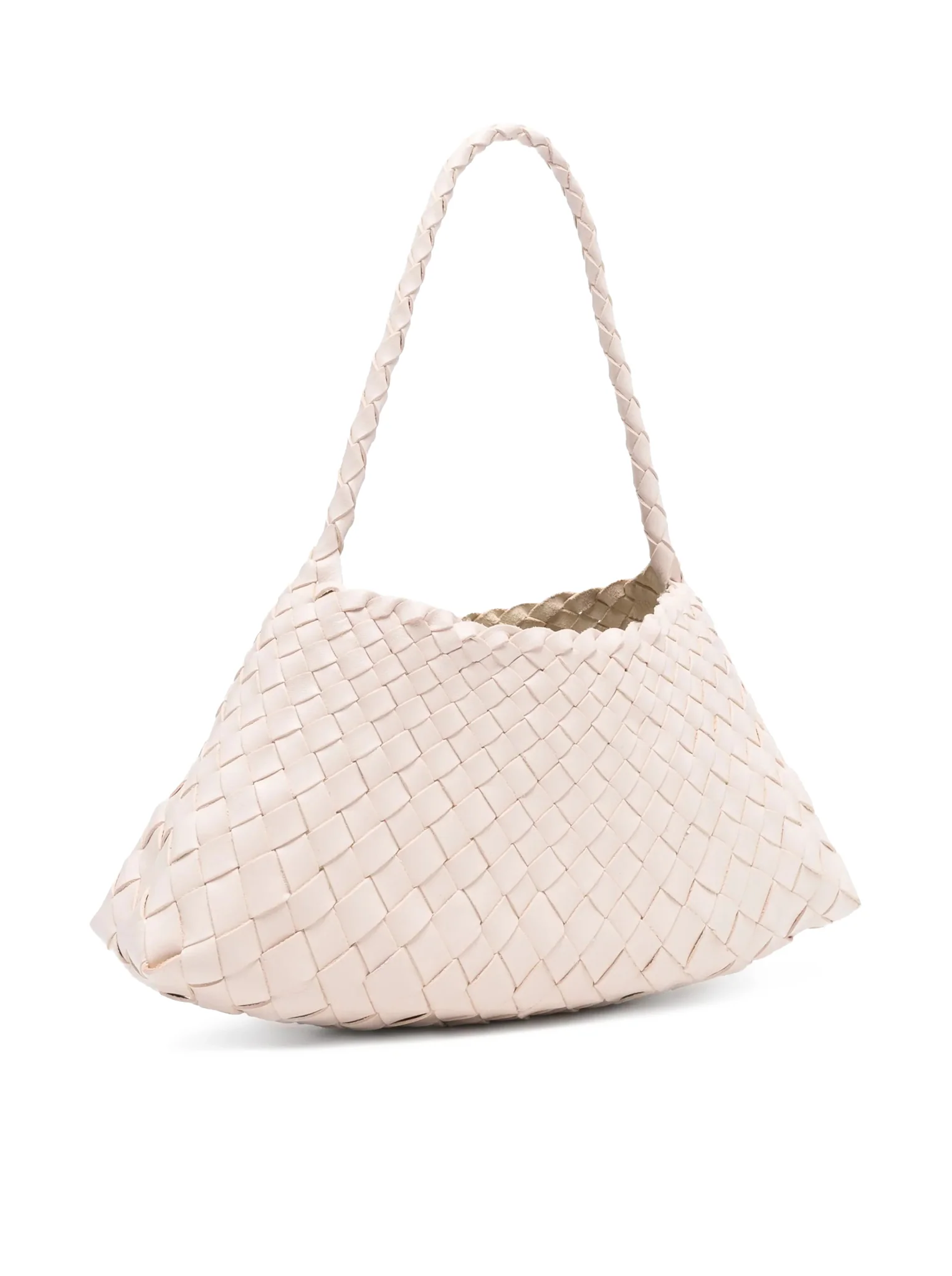 ROSANNA MINI BAG IN DARK BROWN WOVEN LEATHER - Image 3