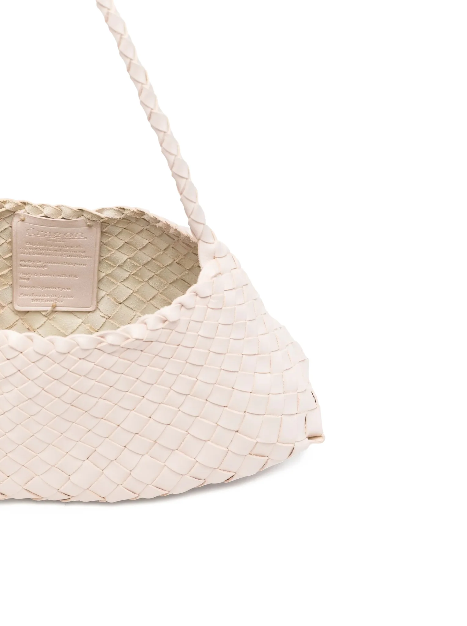 ROSANNA MINI BAG IN DARK BROWN WOVEN LEATHER - Image 5