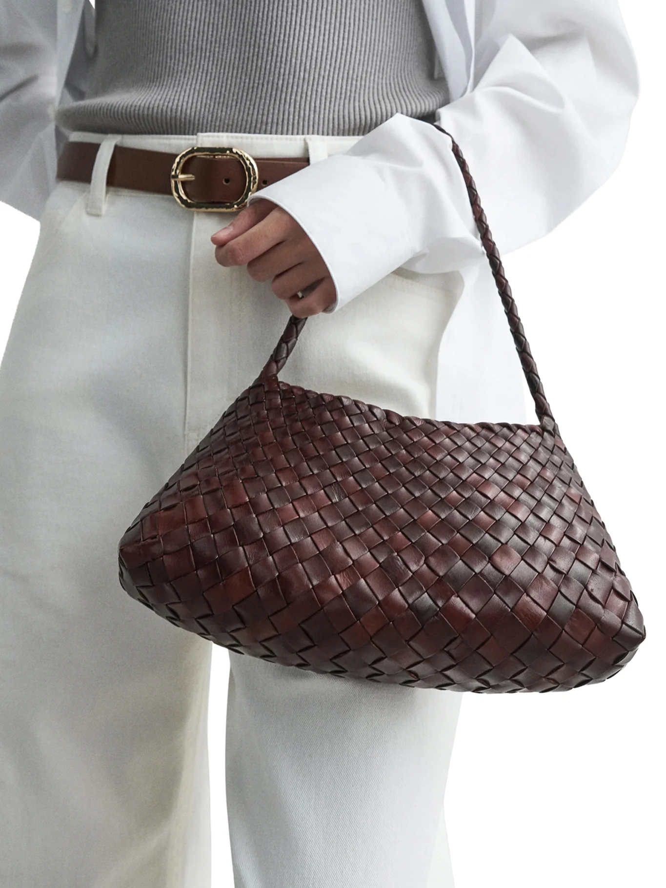 ROSANNA MINI BAG IN WOVEN LEATHER - Image 2