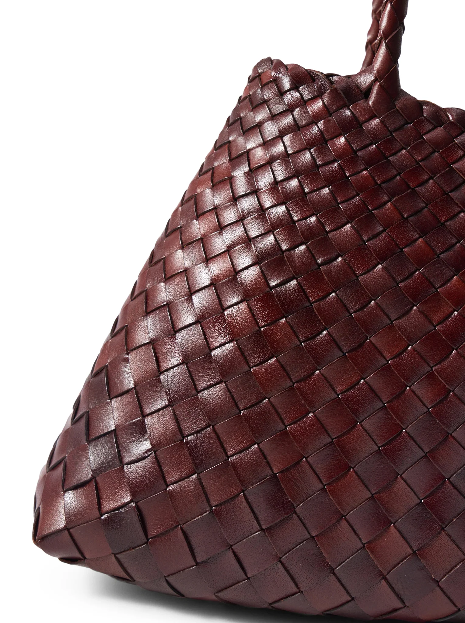 SANTA CROCE BIG WOVEN LEATHER BAG - Image 6