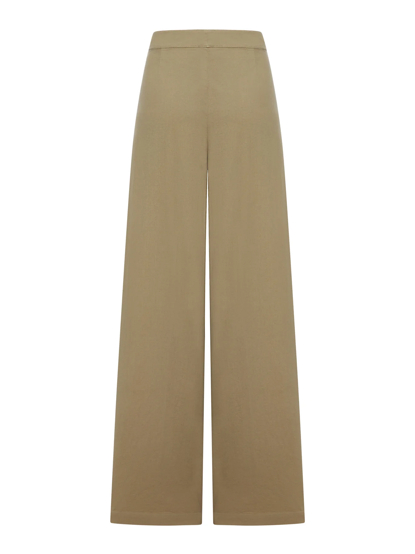 CEMENT-COLOURED TROUSERS WITH PLEATS AND SIDE BUTTONS - Image 2