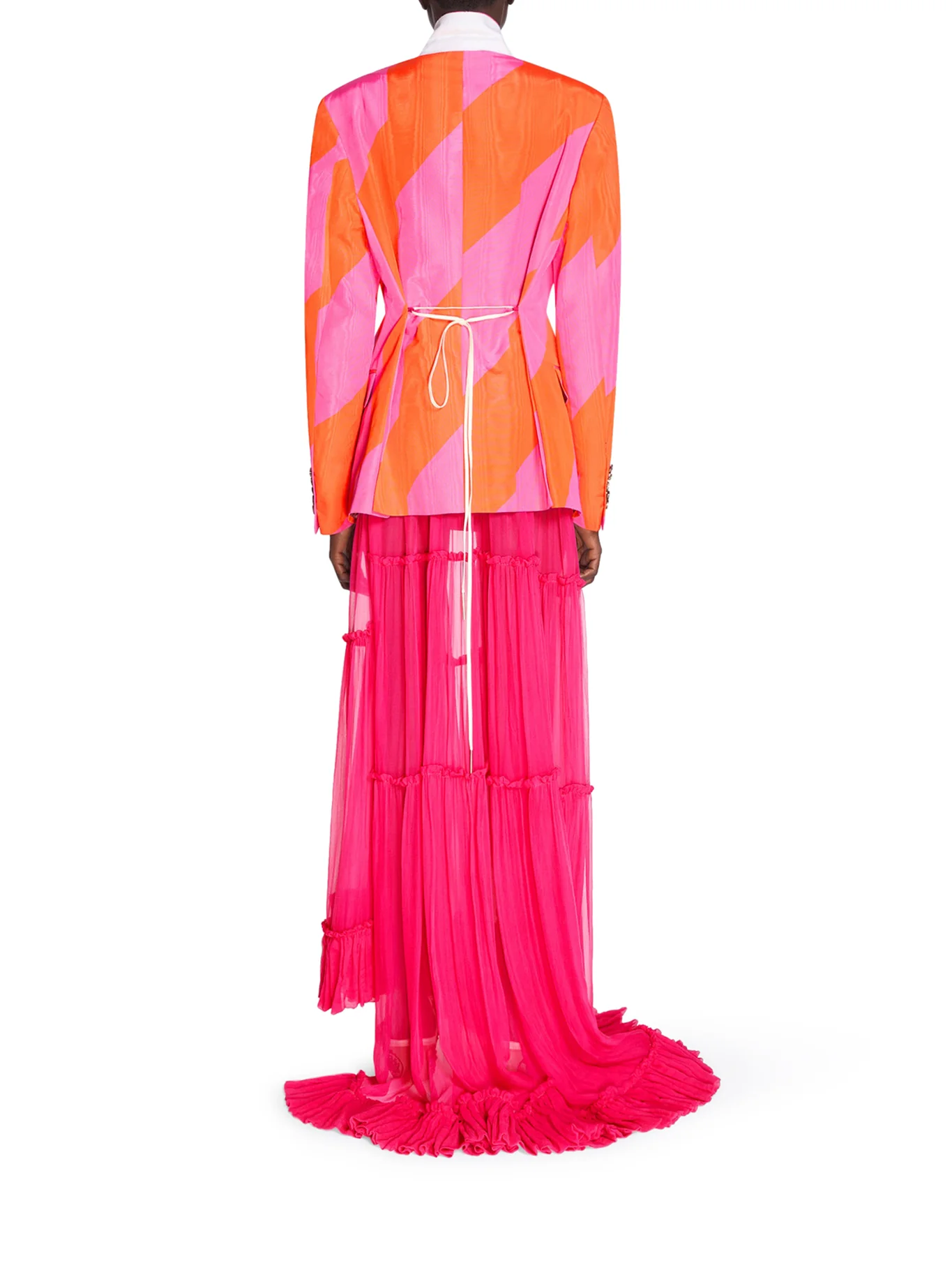 DOUBLE-BREASTED JACKET WITH GRAPHIC PRINT - Image 3