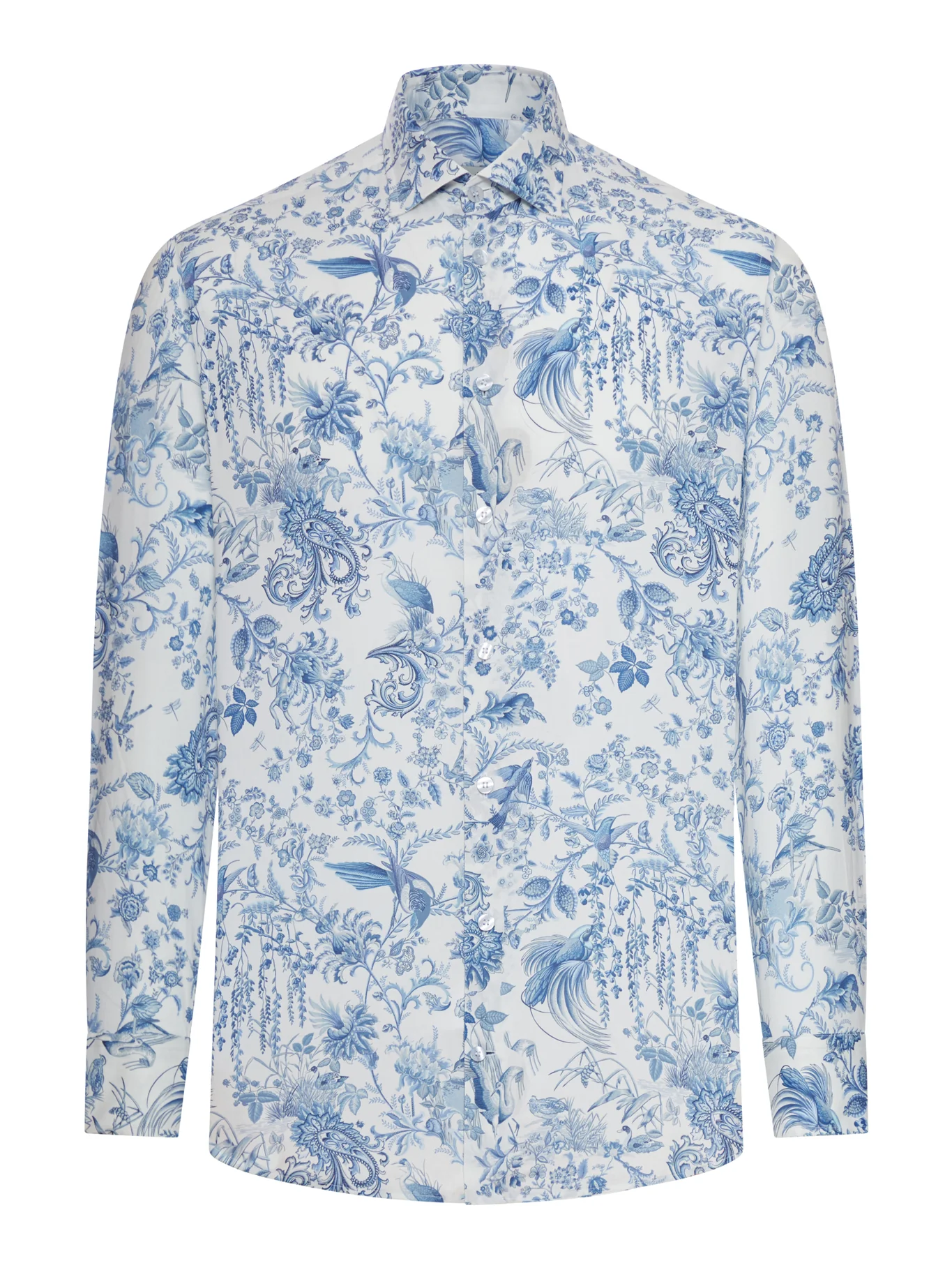 COTTON SHIRT WITH PAISLEY PRINT